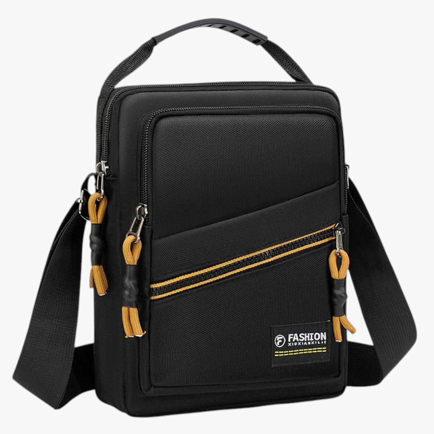 Zain | Borsa messenger antifurto da viaggio uomo - nero - bag Bags bags for men Crossbody Bags mens bag Shoulder & Crossbody Bags - Concept Palermo