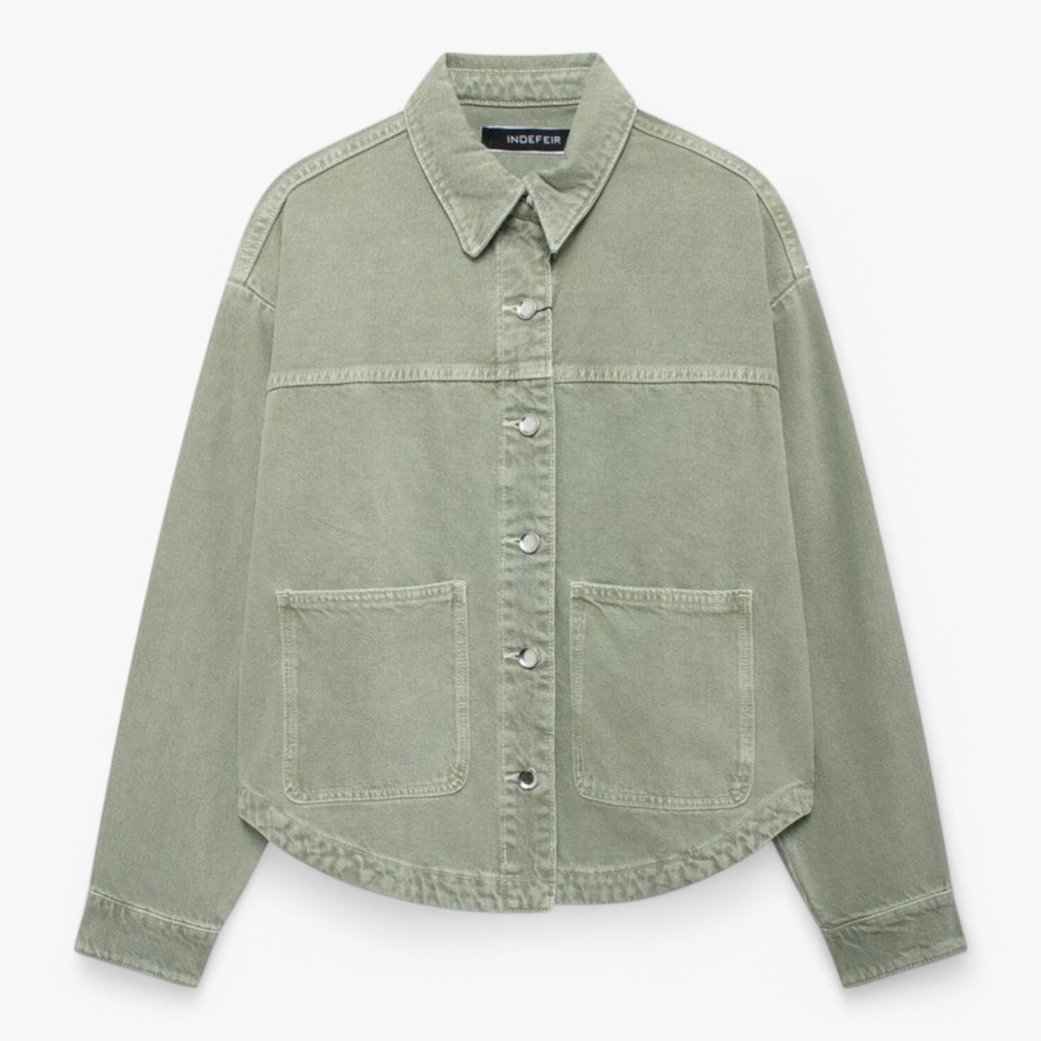 Amélie | Giacca di jeans da donna - Verde - - Concept Palermo