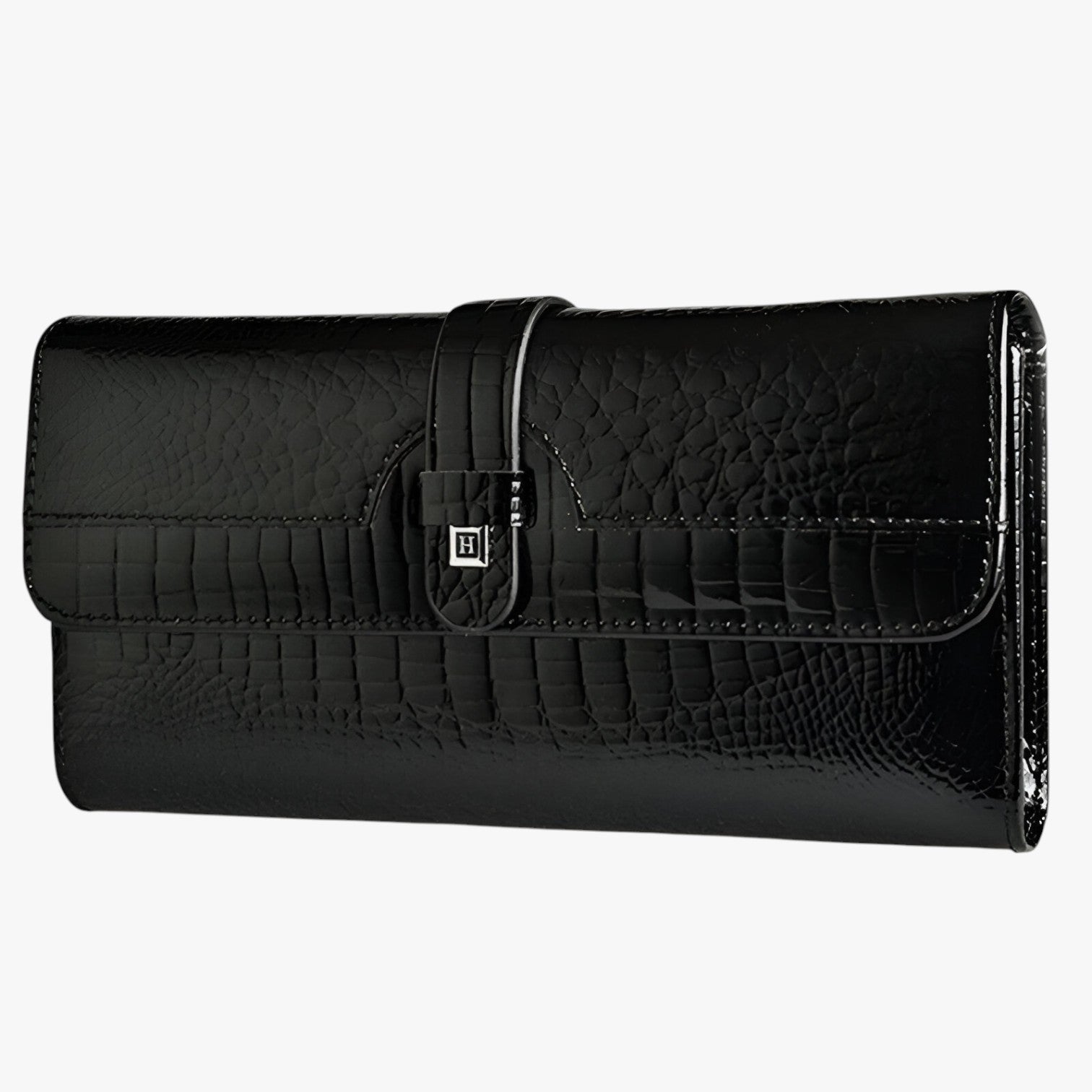 Felicia | Borsa di design di lusso – Clutch e portafoglio in pelle lucida - - wallet womens wallet - Concept Palermo