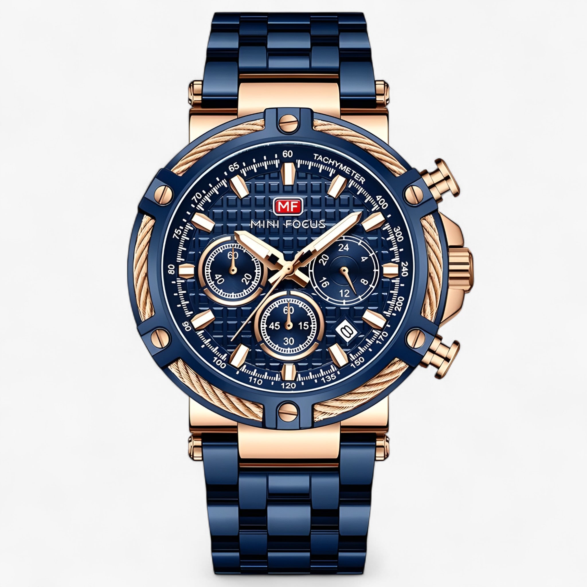 Dylan - Orologio da uomo - Oro rosa Blu - watches WATCHES FOR MEN - Concept Palermo