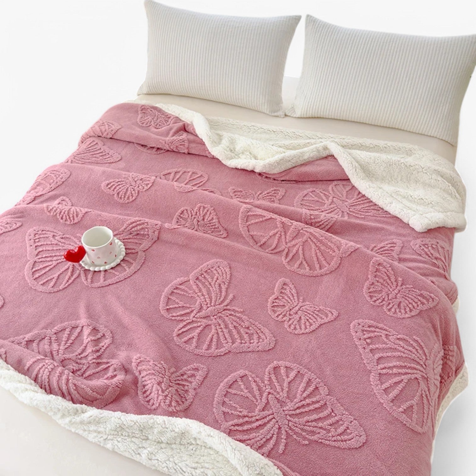 Fenna | Coperta in morbido fleece corallo – Calore & comfort - - bedroom Home - Concept Palermo