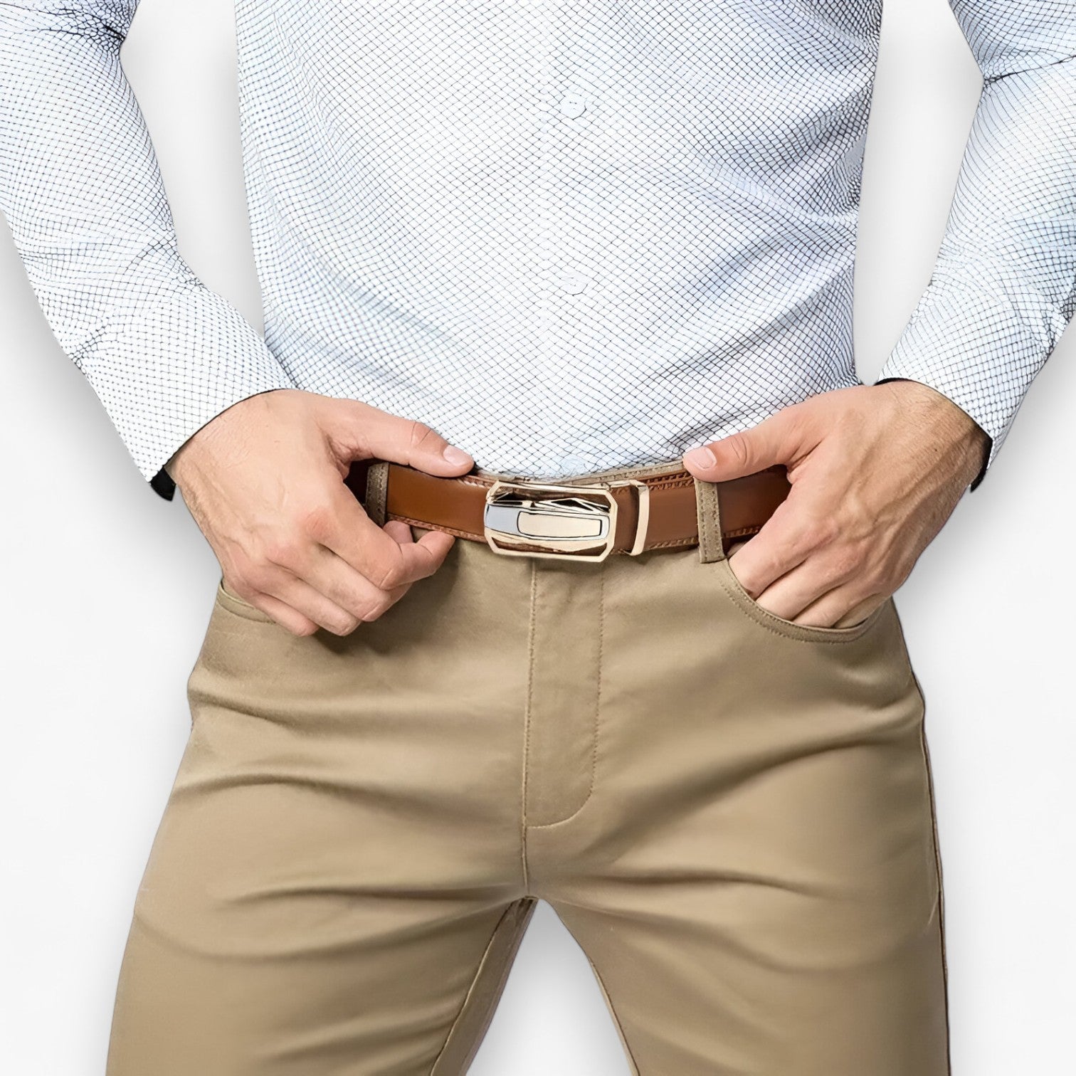 Erik | Cintura in Vera Pelle con Stile e Durata - - Belts mens accessory Mens belt - Concept Palermo