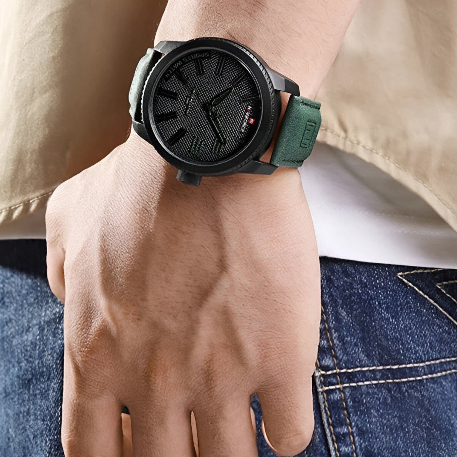 Asher | Orologio sportivo elegante e impermeabile da uomo - - mens watch watch for men watches WATCHES FOR MEN - Concept Palermo