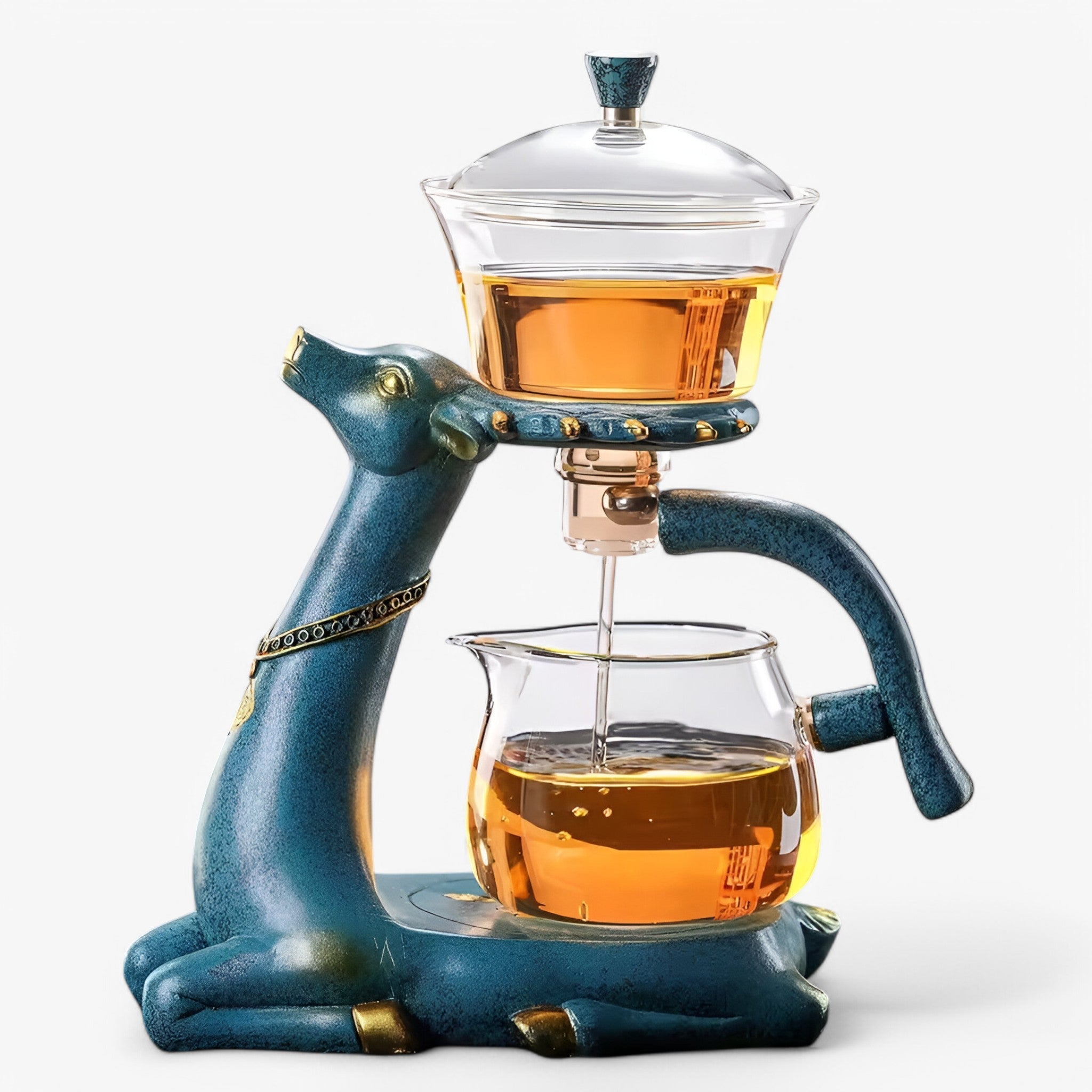 Aurora | Teiera in Vetro con Infusore - blu chiaro - - Concept Palermo