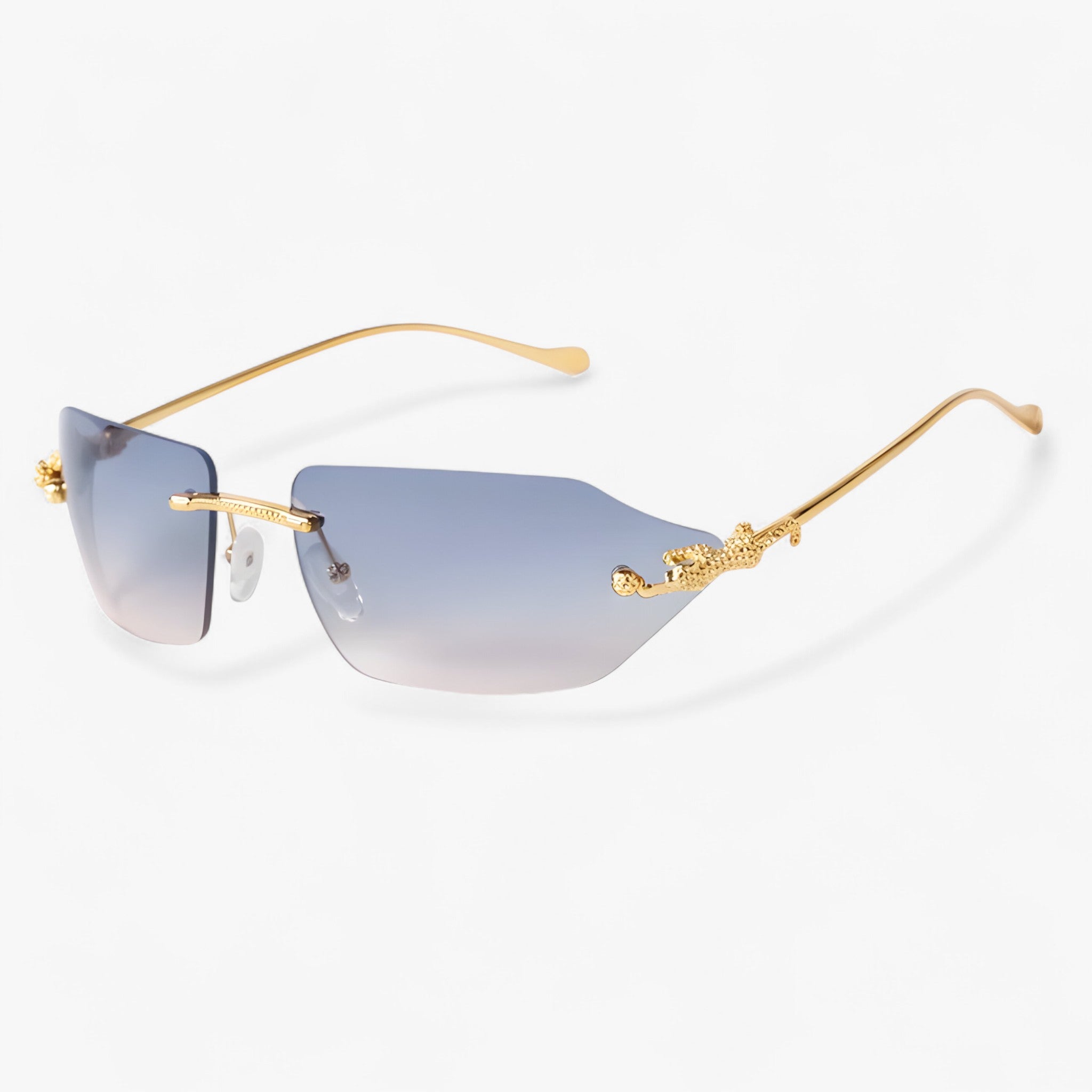 Bruno | Occhiali da sole retrò leopardati senza montatura - C3 come immagine - Fashion Sunglasses men sunglasses polarized mens sunglasses Polarized man sunglasses Sunglasses sunglasses polarized men - Concept Palermo