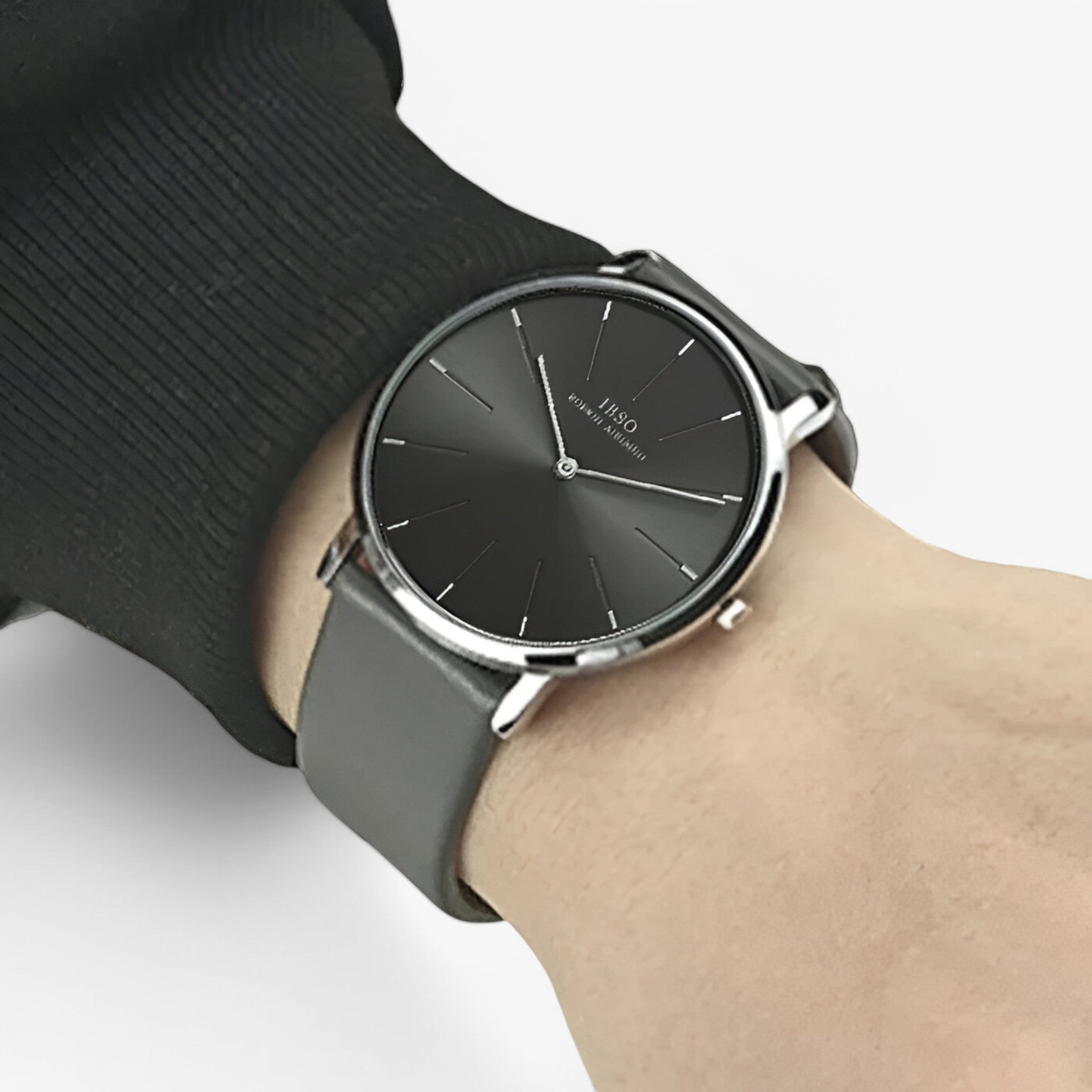 Oberon | Orologio da uomo di lusso in pelle marrone ultrasottile - - watch for men - Concept Palermo