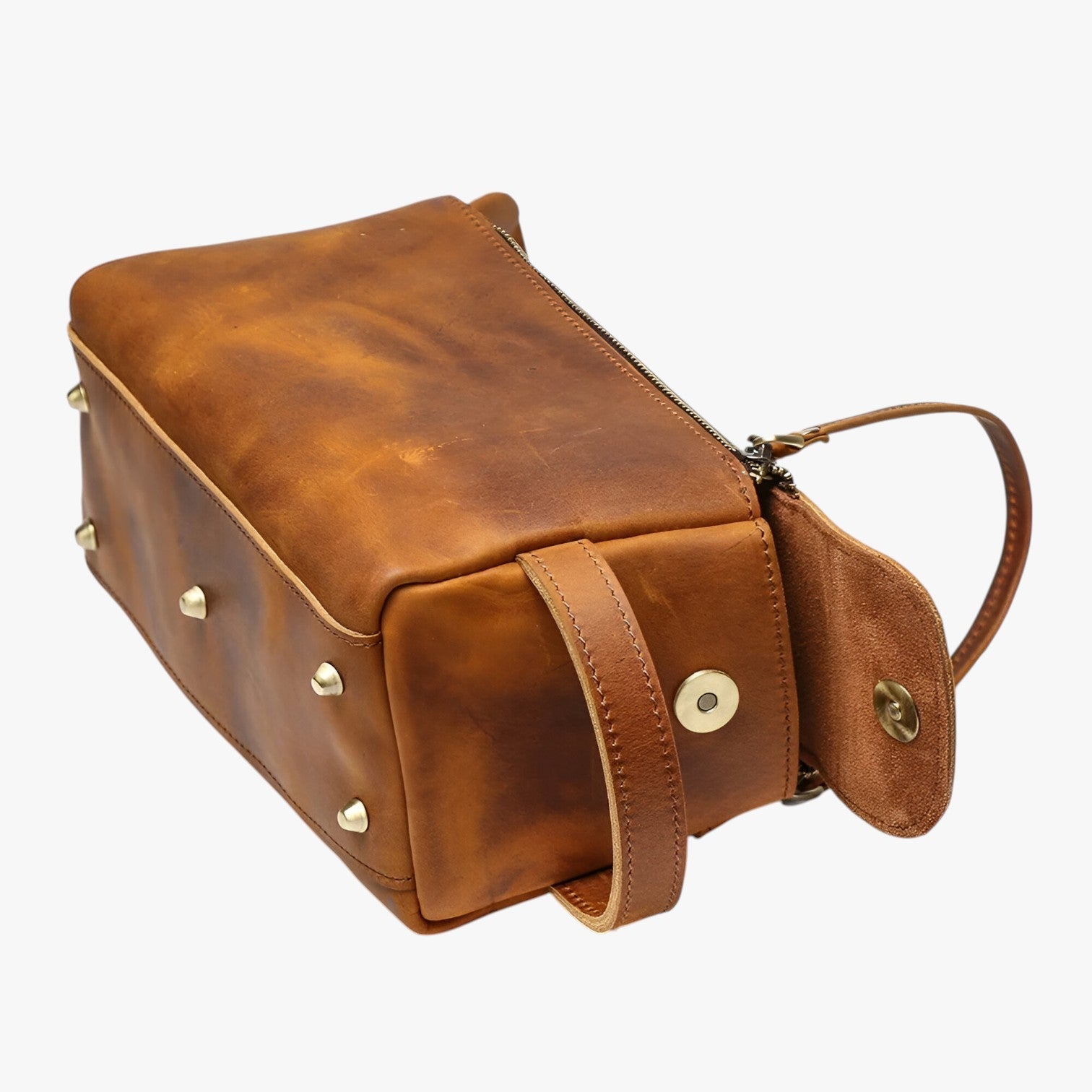 Zaiden | Ampia e Duratura Pochette da Toilette in Pelle per Uomini - - Bags handbags - Concept Palermo