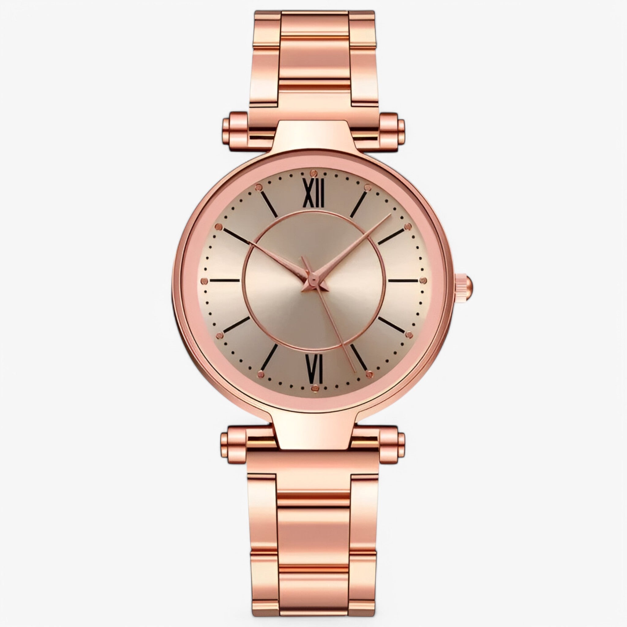 Claudia | Orologio classico in acciaio rosa - Oro rosa - female watch watch for women - Concept Palermo