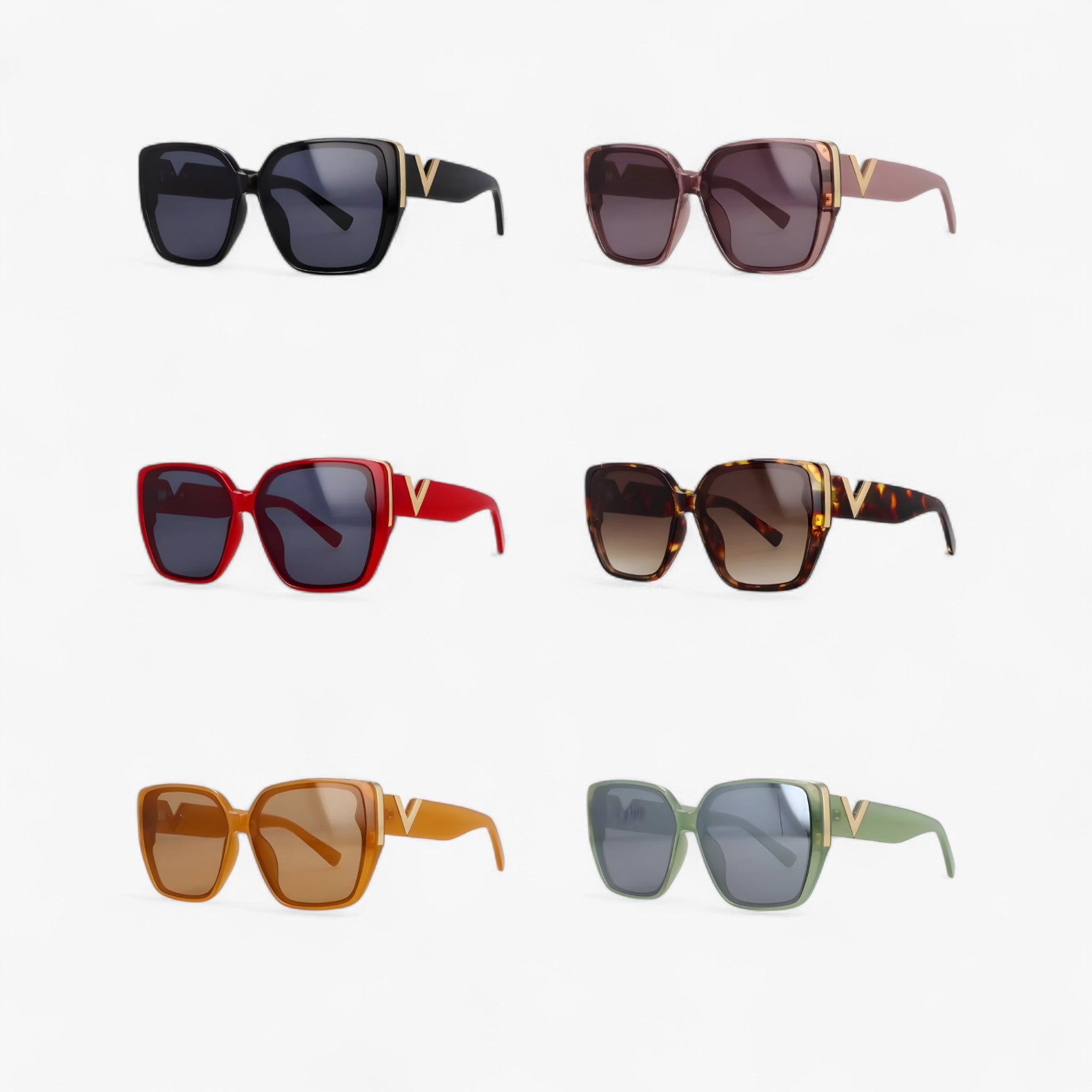 Jude | Occhiali da sole a specchio vintage a forma di V - - Fashion Sunglasses men sunglasses polarized mens sunglasses Polarized man sunglasses Sunglasses sunglasses polarized men - Concept Palermo