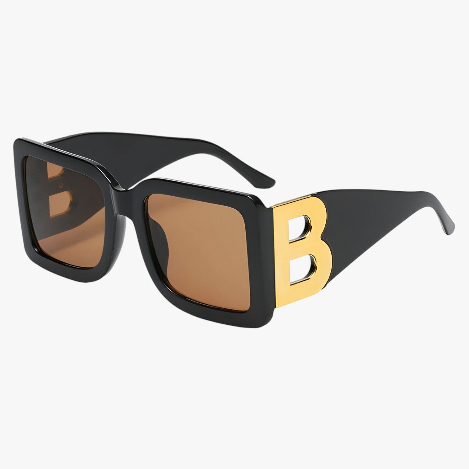 Veda | Audace e stiloso - Occhiali da sole oversized con protezione UV400 - Nero Tè Come Immagine - Fashion Sunglasses polarized sunglasses women Sunglasses - Concept Palermo
