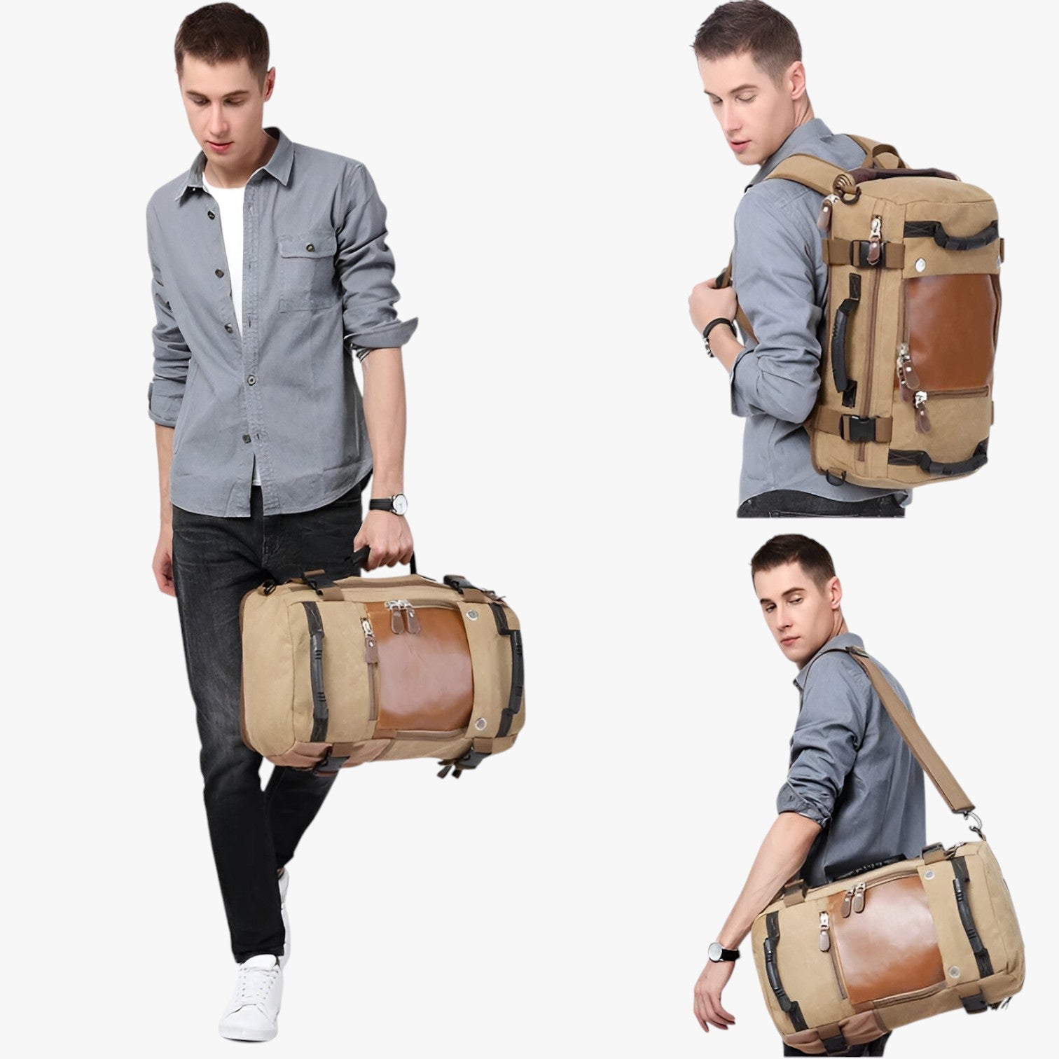 Jabari | Borsa da viaggio impermeabile da 50L - Ampia, robusta e perfetta per i viaggi - - Backpacks Bags mens bag - Concept Palermo
