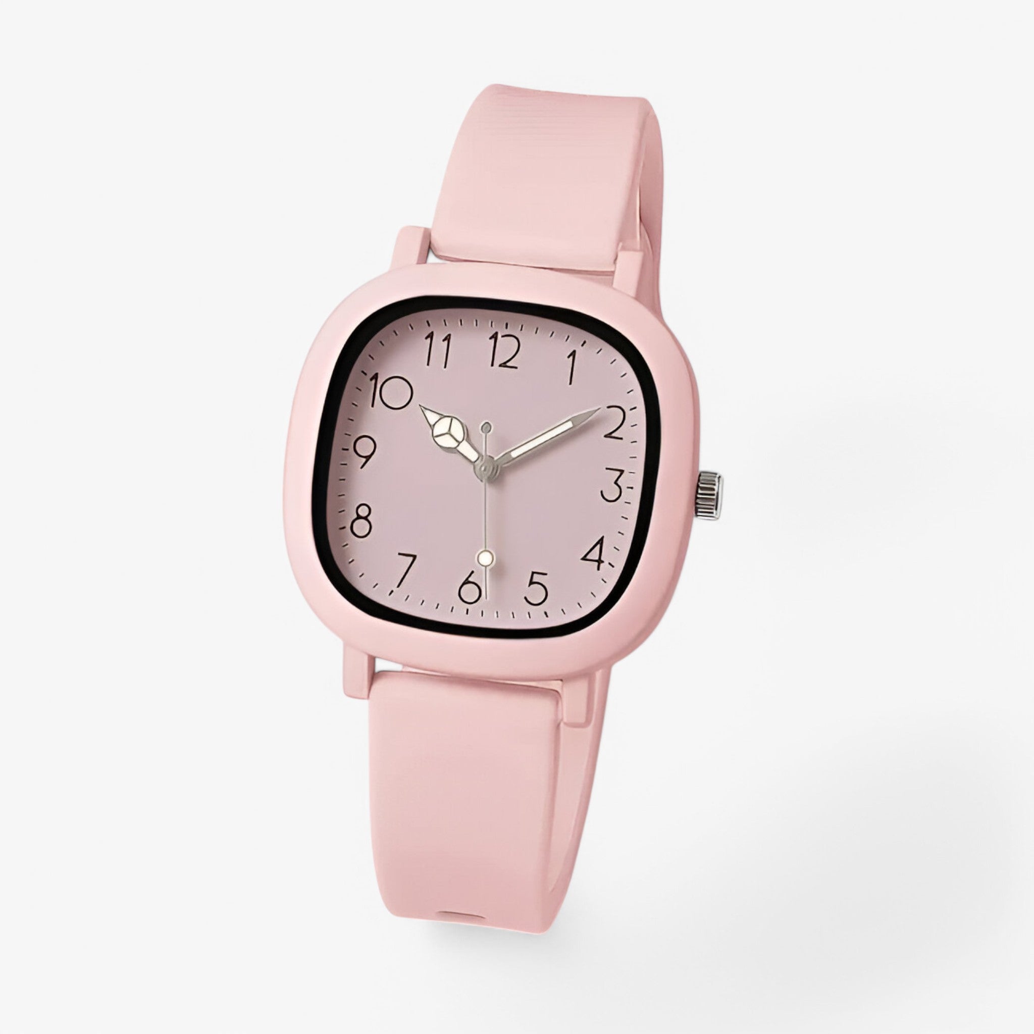 Tamar | Orologio da donna in silicone al quarzo perfetto come regalo - Rosa - female watch watch for women - Concept Palermo