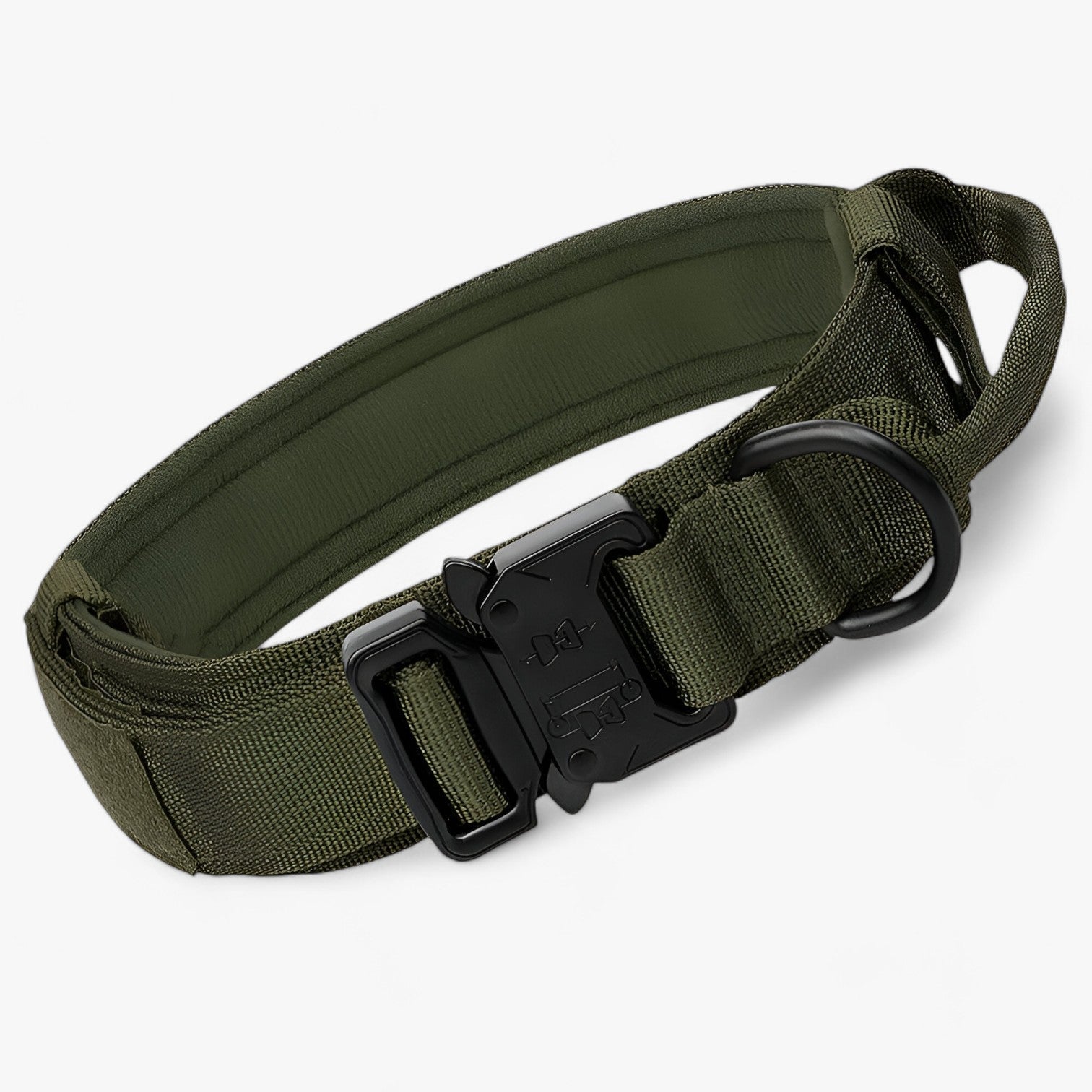 Brodie| Collare tattico per cani con manico per addestramento - Collare Verde - Dog Collar DOG SUPPLIES - Concept Palermo