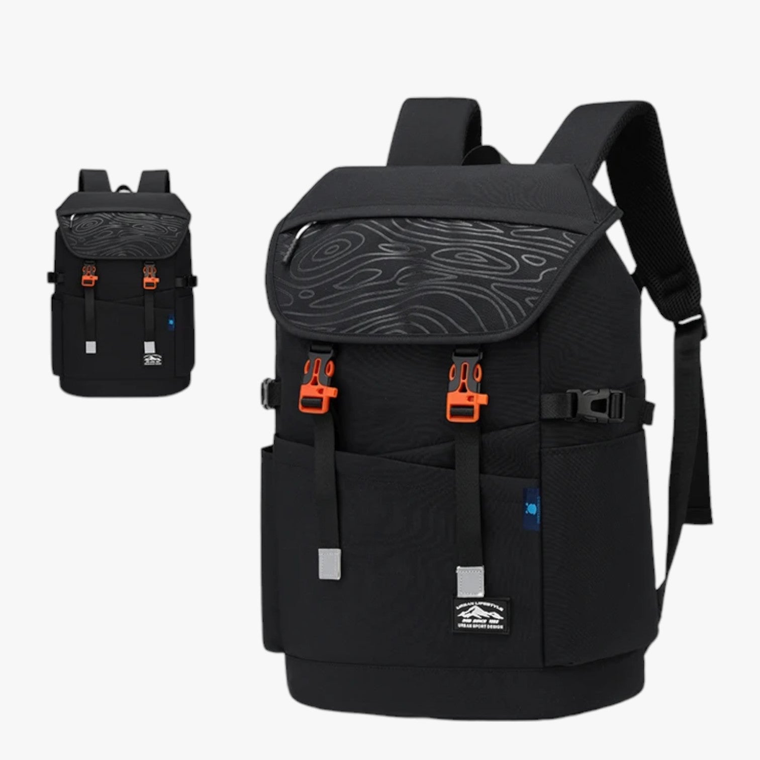 Maxwell | Zaino Outdoor 40L Compatto, Capiente, Pronto per Ogni Avventura - nero 15 pollici - Bags bags for men men bag mens bag - Concept Palermo