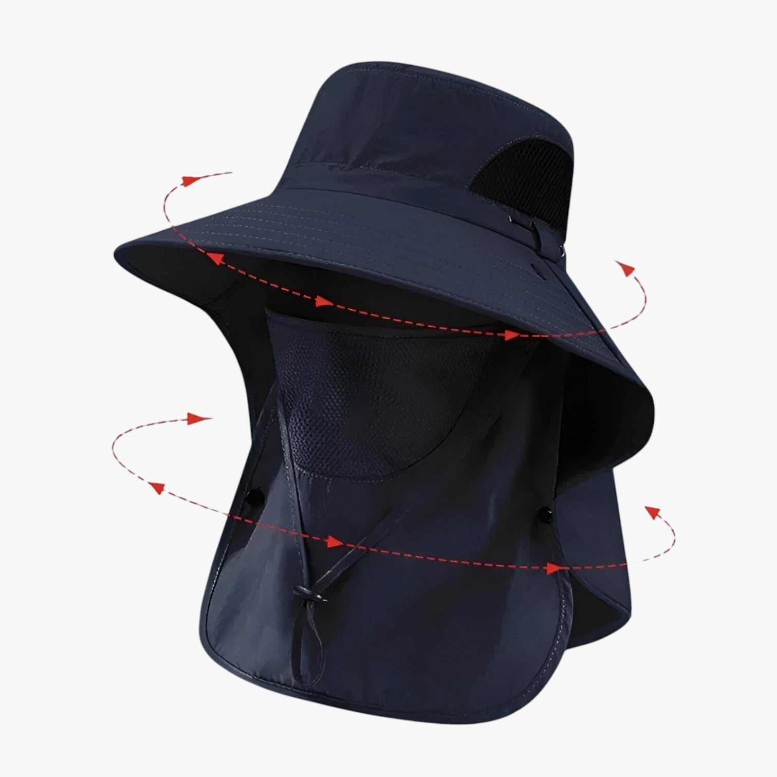 Dereck | Scarpa da pesca protettiva UV con maschera - - bucket hats mens accessory Sun Hats - Concept Palermo