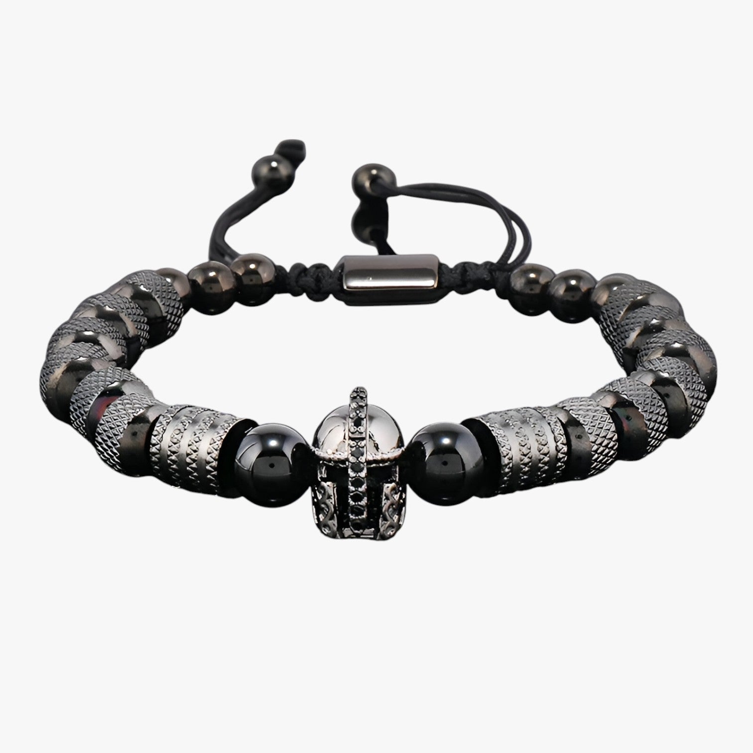 Tadeo | Stile audace e potenza – Porta lo spirito di un guerriero spartano - NERO - BRACELET mens accessory mens bracelet - Concept Palermo