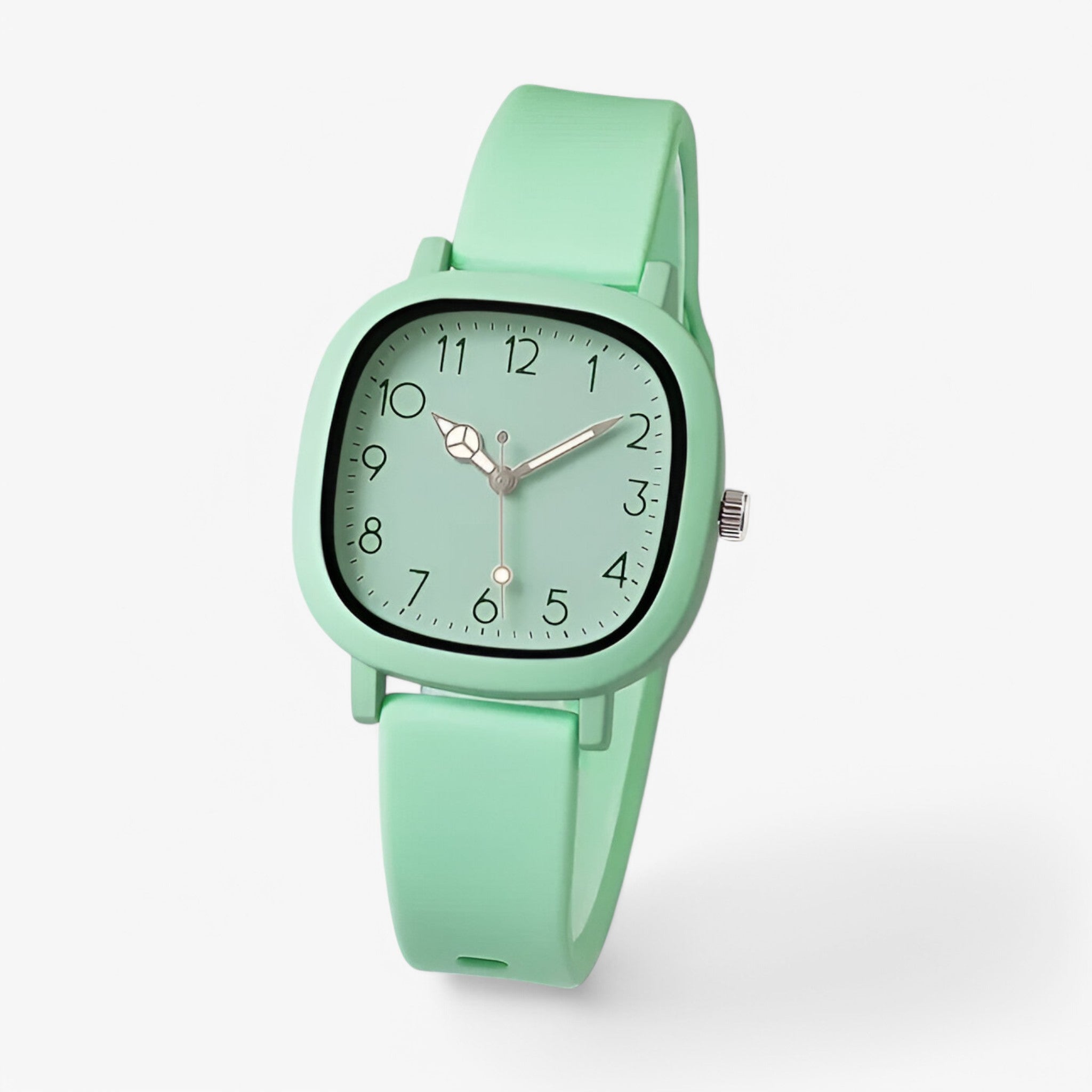 Tamar | Orologio da donna in silicone al quarzo perfetto come regalo - Verde - female watch watch for women - Concept Palermo