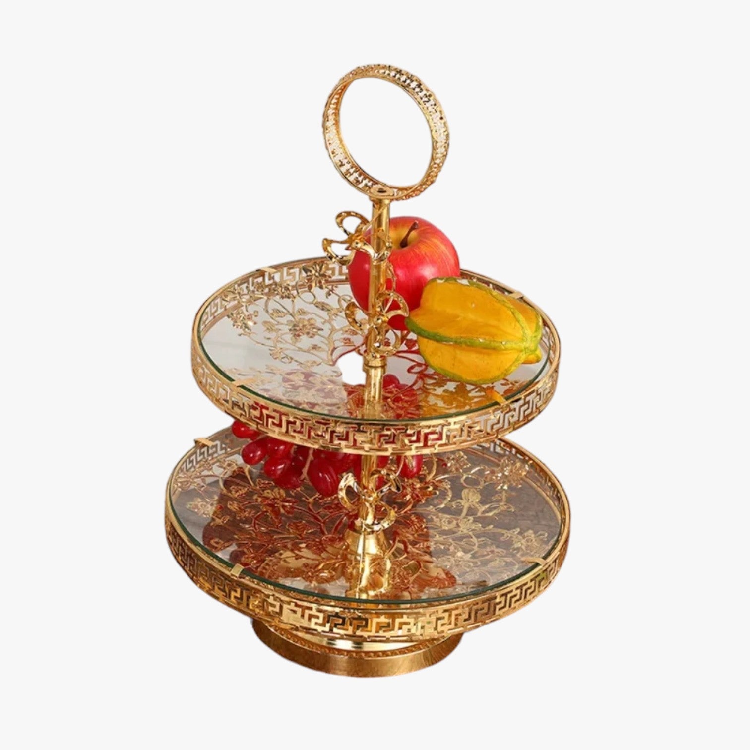 Jaziel | Vassoio decorativo a due livelli per dolci e frutta - - Kitchen Kitchen Essentials - Concept Palermo