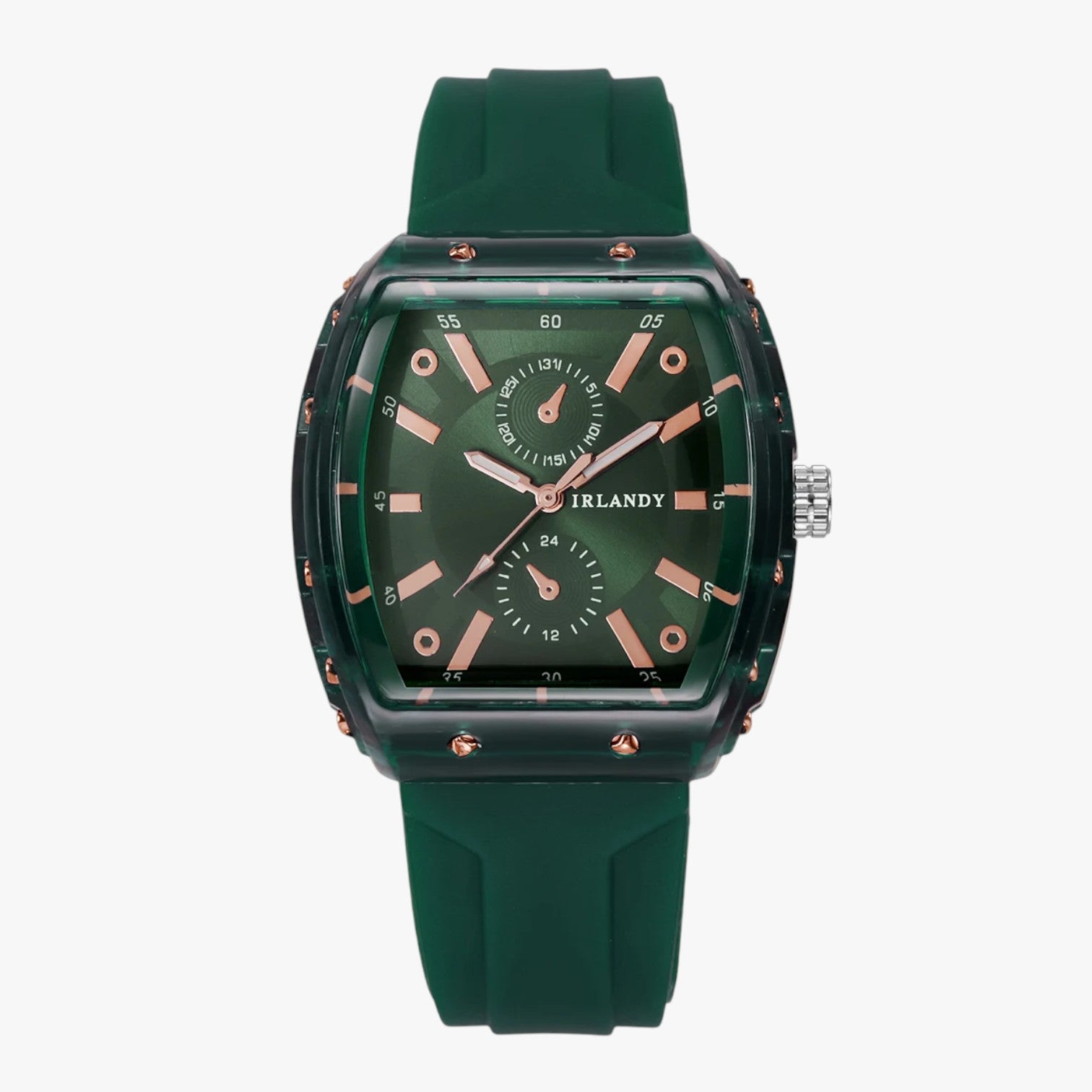 Sasha | Orologio da polso femminile in silicone casual - Verde senza scatola - female watch ladies watch watch watch for women watches - Concept Palermo