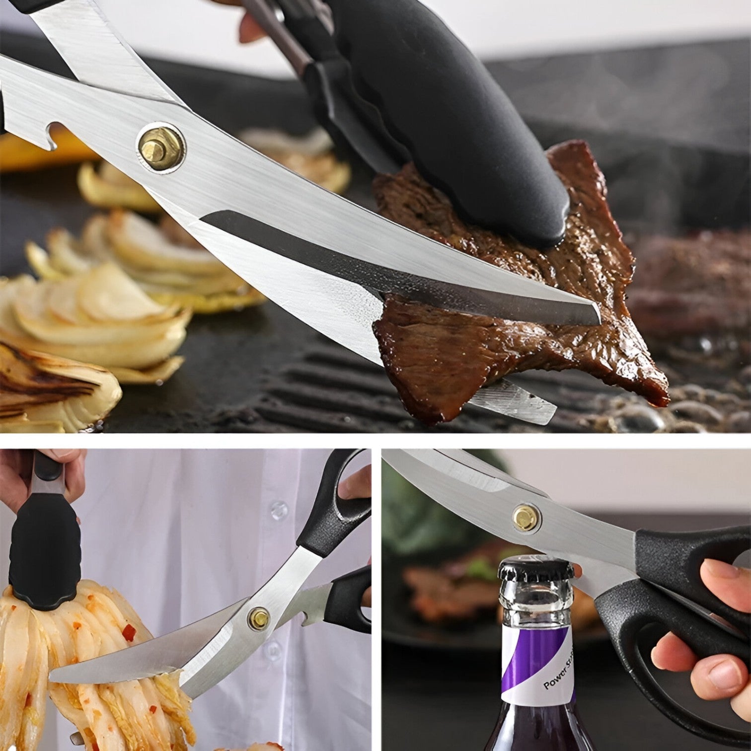 Rhett | Non-Grip & Handy - Set di pinze per barbecue RVS - - Kitchen kitchen accessory kitchen tools - Concept Palermo