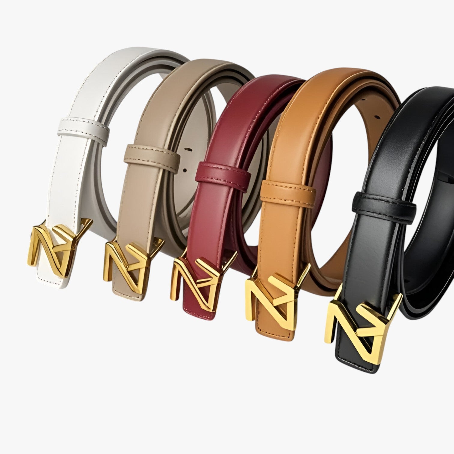 Liliana | Cintura da donna elegante con fibbia ZV - - Belts waist belt for women women belt round women belts Womens belt - Concept Palermo