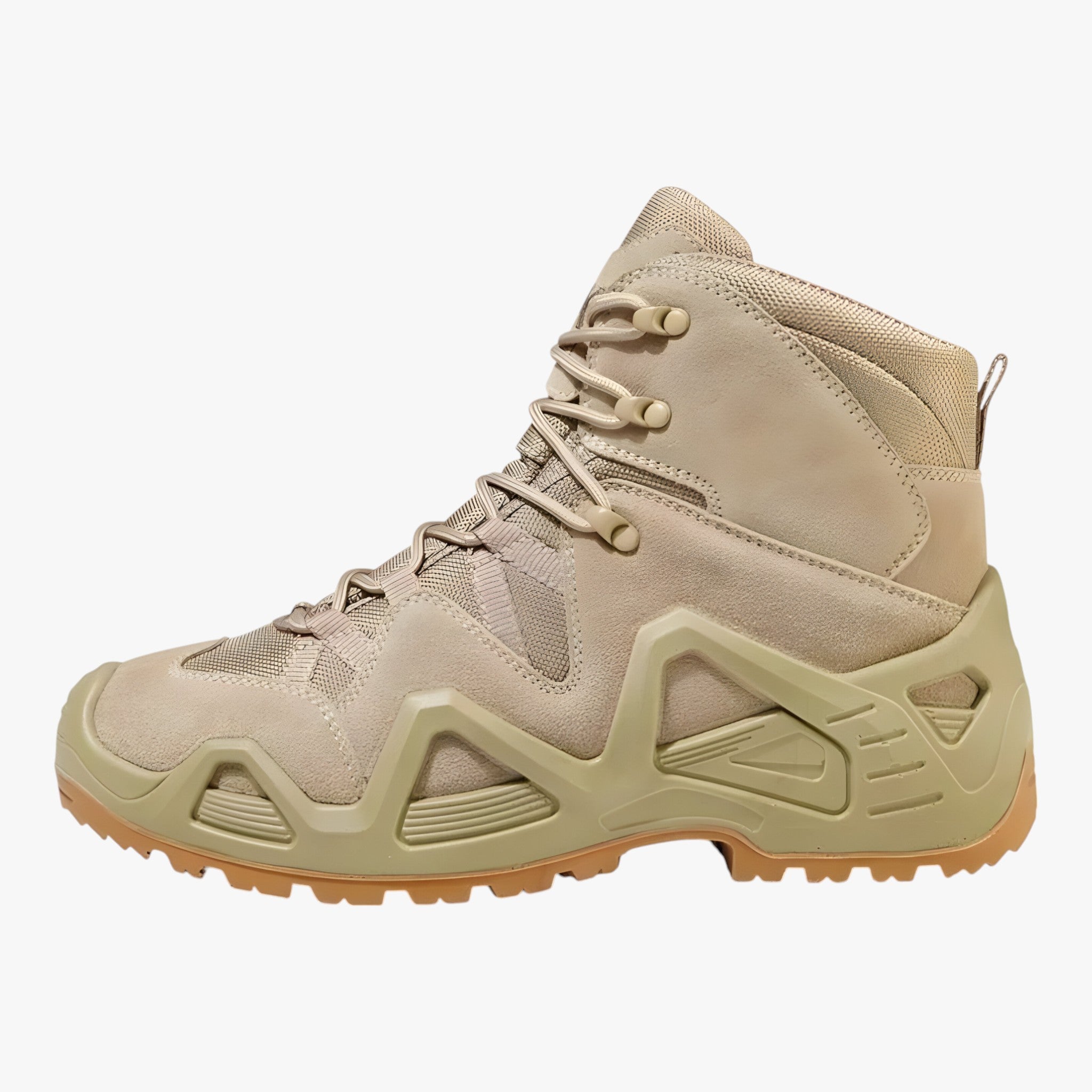 Marco | Stivali da deserto tattici per uomini – Design impermeabile e antiscivolo - tubo alto color cachi - BOOTS Boots & Shoes desert boots - Concept Palermo