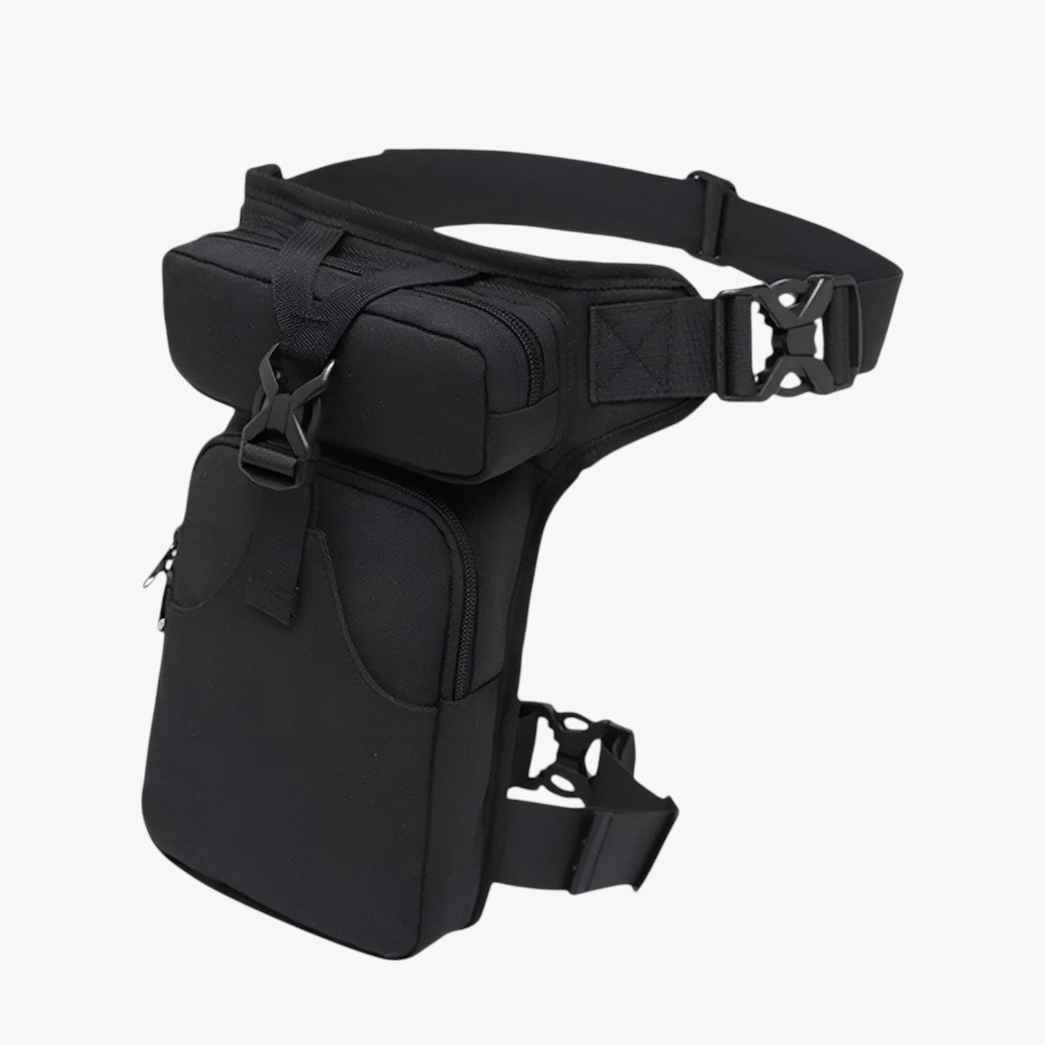 Benedict | Borsa Vita Versatile per Moto e Ciclismo Cinture Regolabili - nero - Bags bags for men Crossbody Bags - Concept Palermo