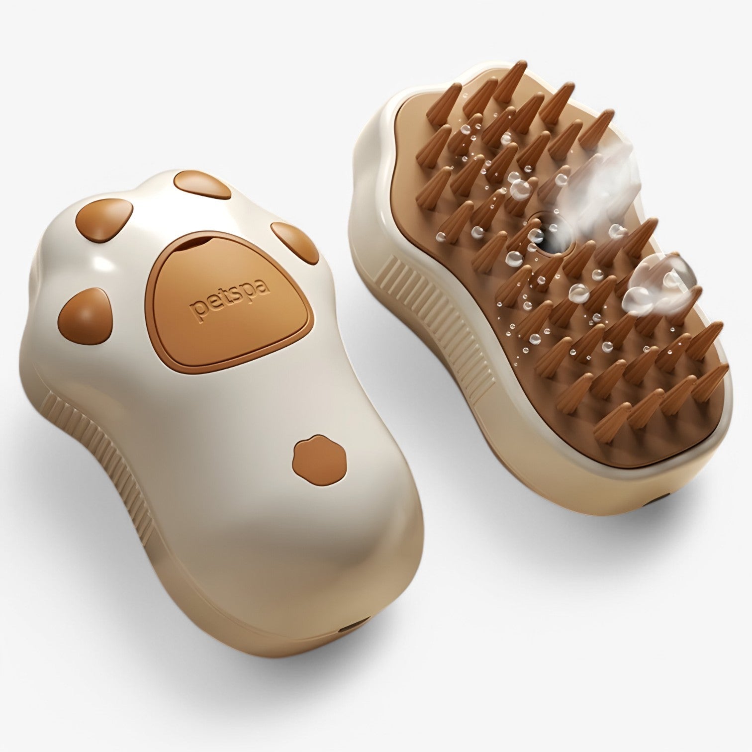 Minnie | Spazzola a vapore 3-in-1 per animali domestici con massaggio e cura - Kaki - dog DOG SUPPLIES pet PET SUPPLIES - Concept Palermo