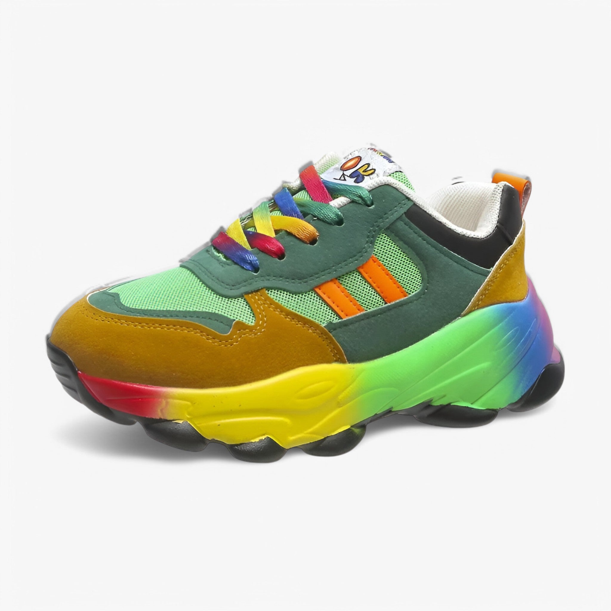 Liana | Sneakers stringate - Comode e di tendenza - Verde - shoes women - Concept Palermo