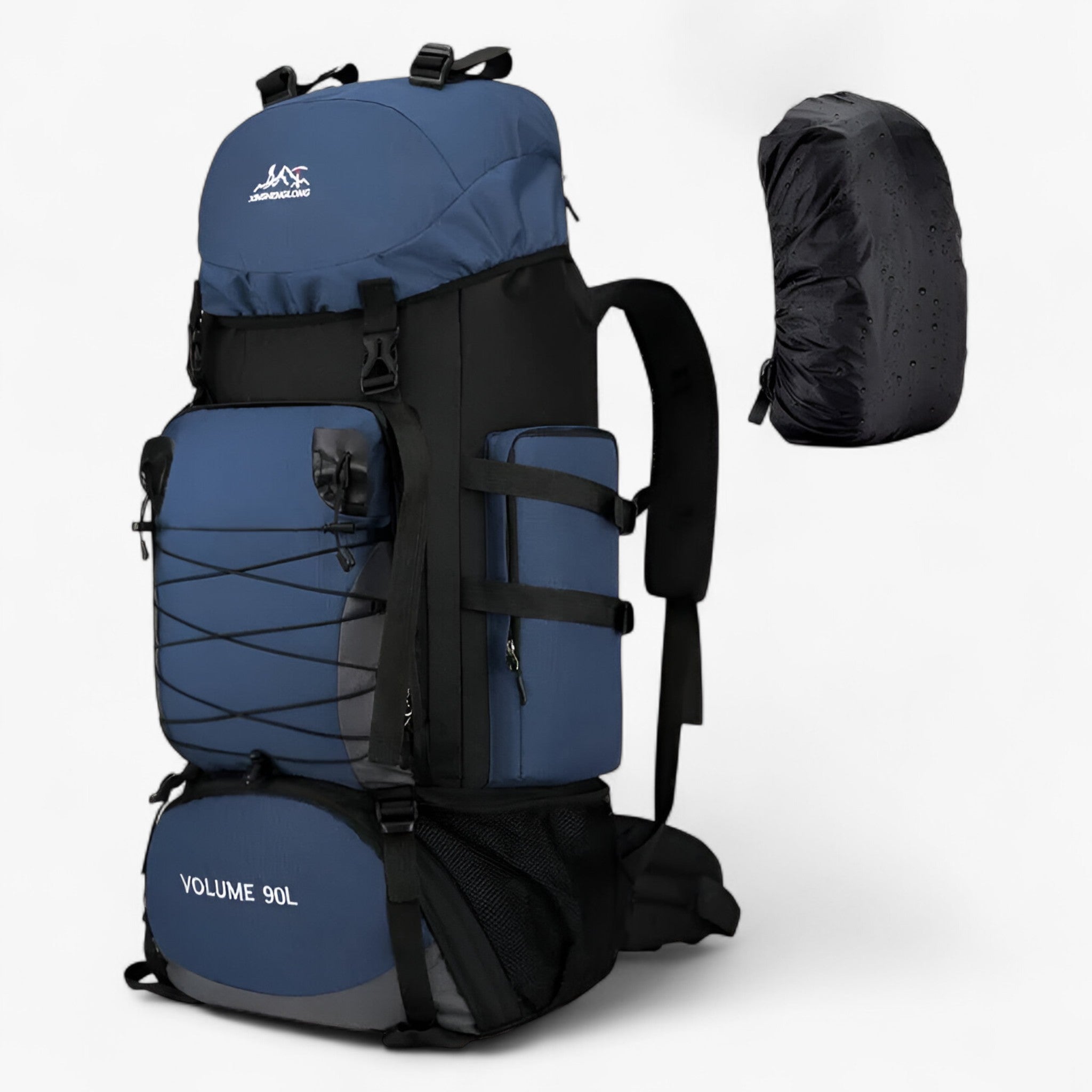 Zaino in nylon impermeabile per uomini e donne - Fodera ad Blu Scuro - Backpack Backpacks camping backpack hiking backpack hiking backpacks - Concept Palermo