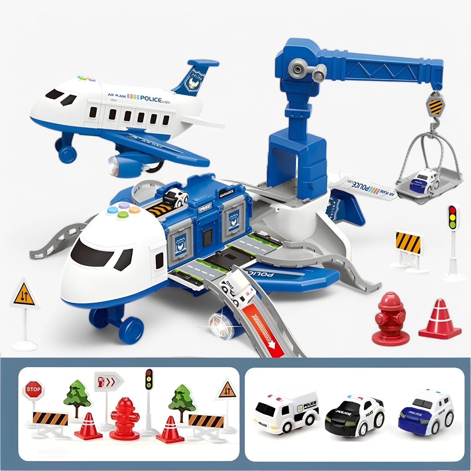 Harrison | Aereo Trasformativo – Musica e Movimento per Bambini - Blu - toys toys & gifts toys for kids - Concept Palermo