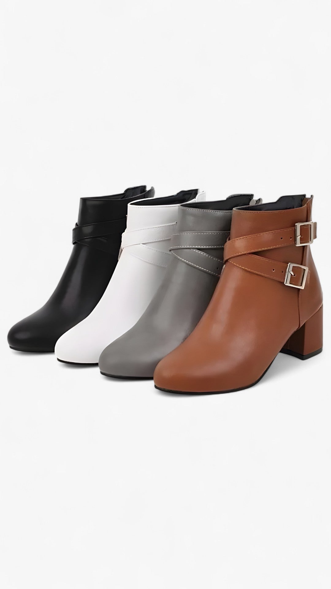 Ivy | Stivaletti alla Caviglia con Cinturini e Fibbia - - BOOTS Boots & Shoes Leather Boots - Concept Palermo