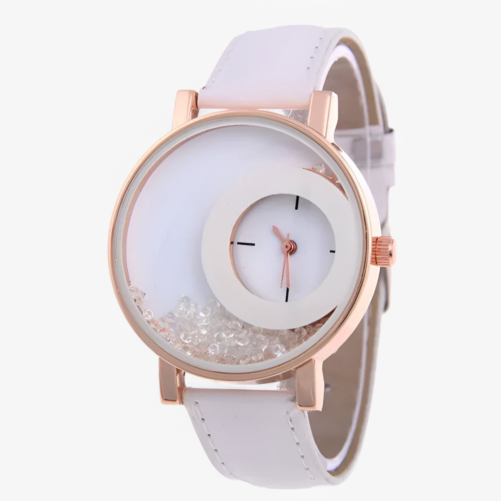 Odette | Orologio da donna con quadrante brillante - Bianca - female watch watch for women - Concept Palermo