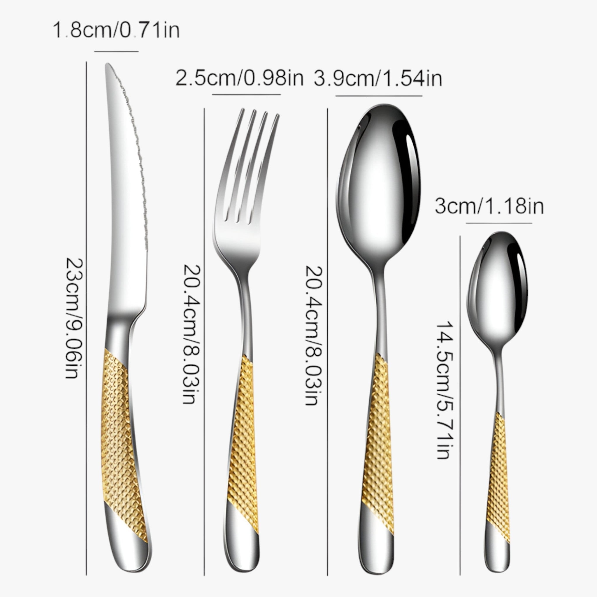 StarDine | Set di posate in acciaio inox - - - Concept Palermo