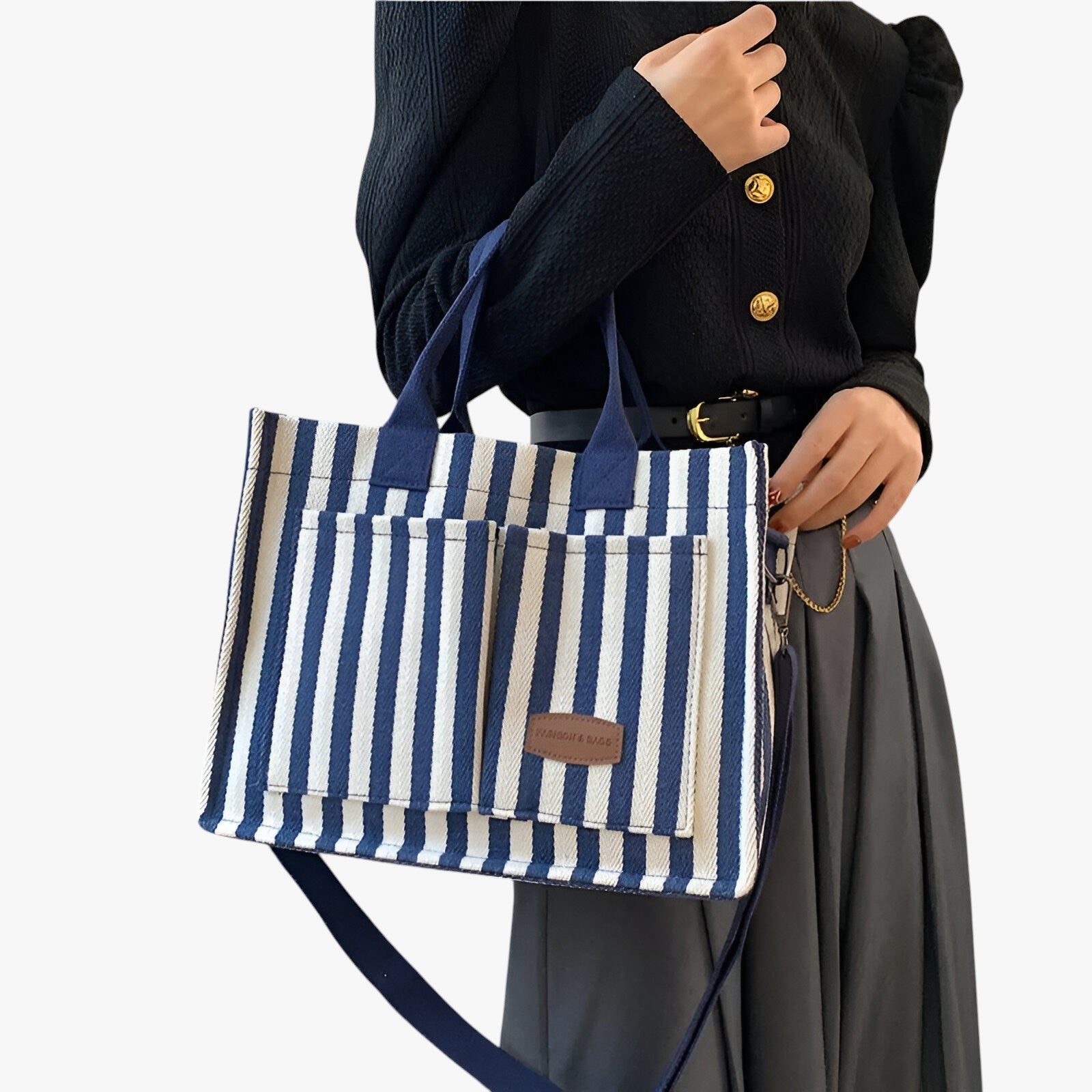 Aurora | Ampia borsa a tracolla in tela per il giorno e i viaggi - - handbags Women's handbags - Concept Palermo