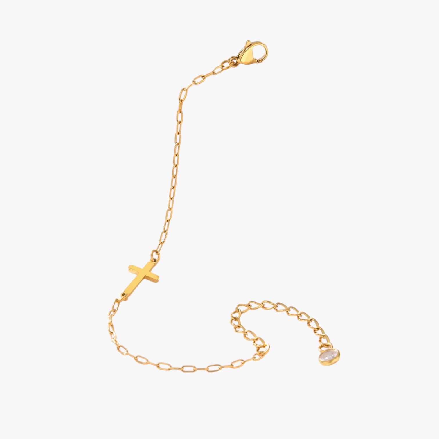 Elisa | Bracciale con Croce in Acciaio – Eleganza Resistente all’Acqua - - BRACELET BRACELET FOR WOMEN BRACELETS bracelets for women women bracelets - Concept Palermo
