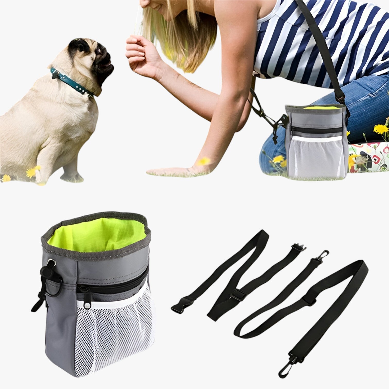 Vincent | Borsa multifunzionale per cani per passeggiate e addestramento - - pet pet accessories PET SUPPLIES petproduct - Concept Palermo