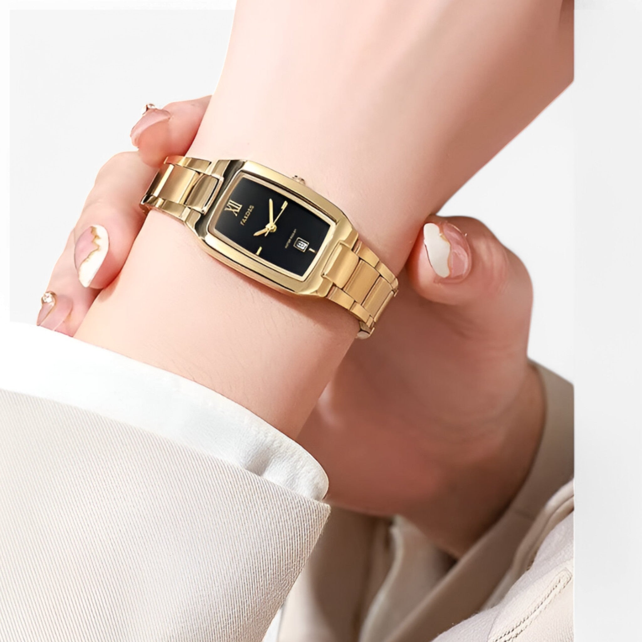 Ruth | Orologio da donna elegante al quarzo con quadrante quadrato - - women watch - Concept Palermo