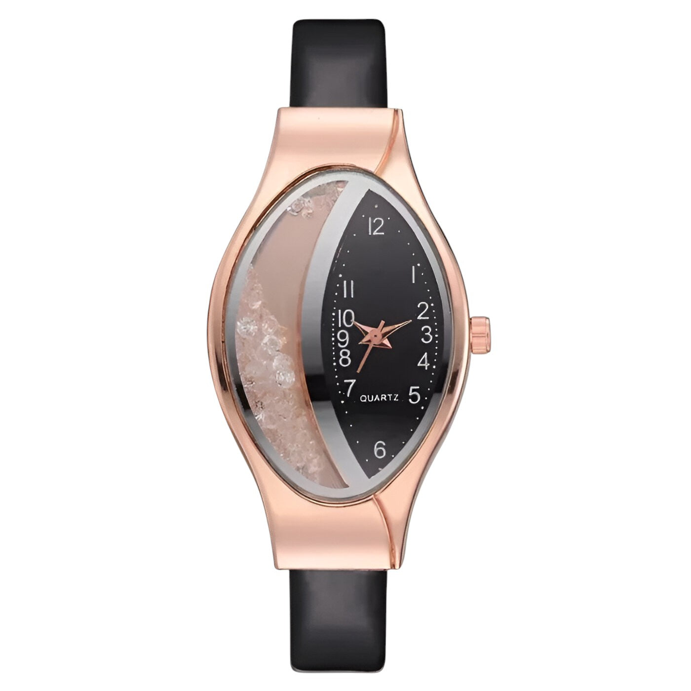 Camilla | Orologio da donna al quarzo con diamanti di lusso - Nera - female watch watch for women - Concept Palermo