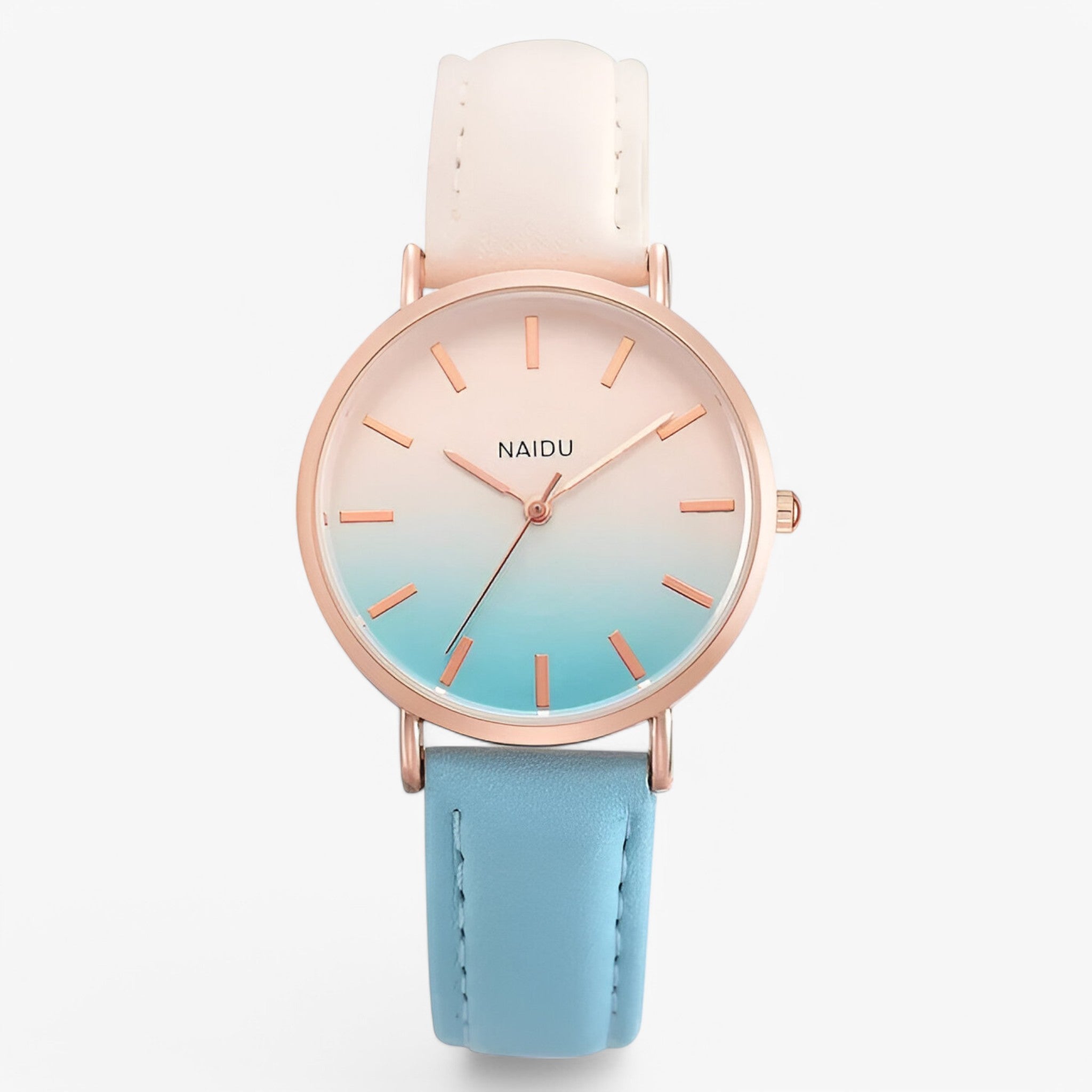 Vivienne | Orologio-bracciale elegante da donna con design raffinato - Blu Cielo - female watch watch for women - Concept Palermo