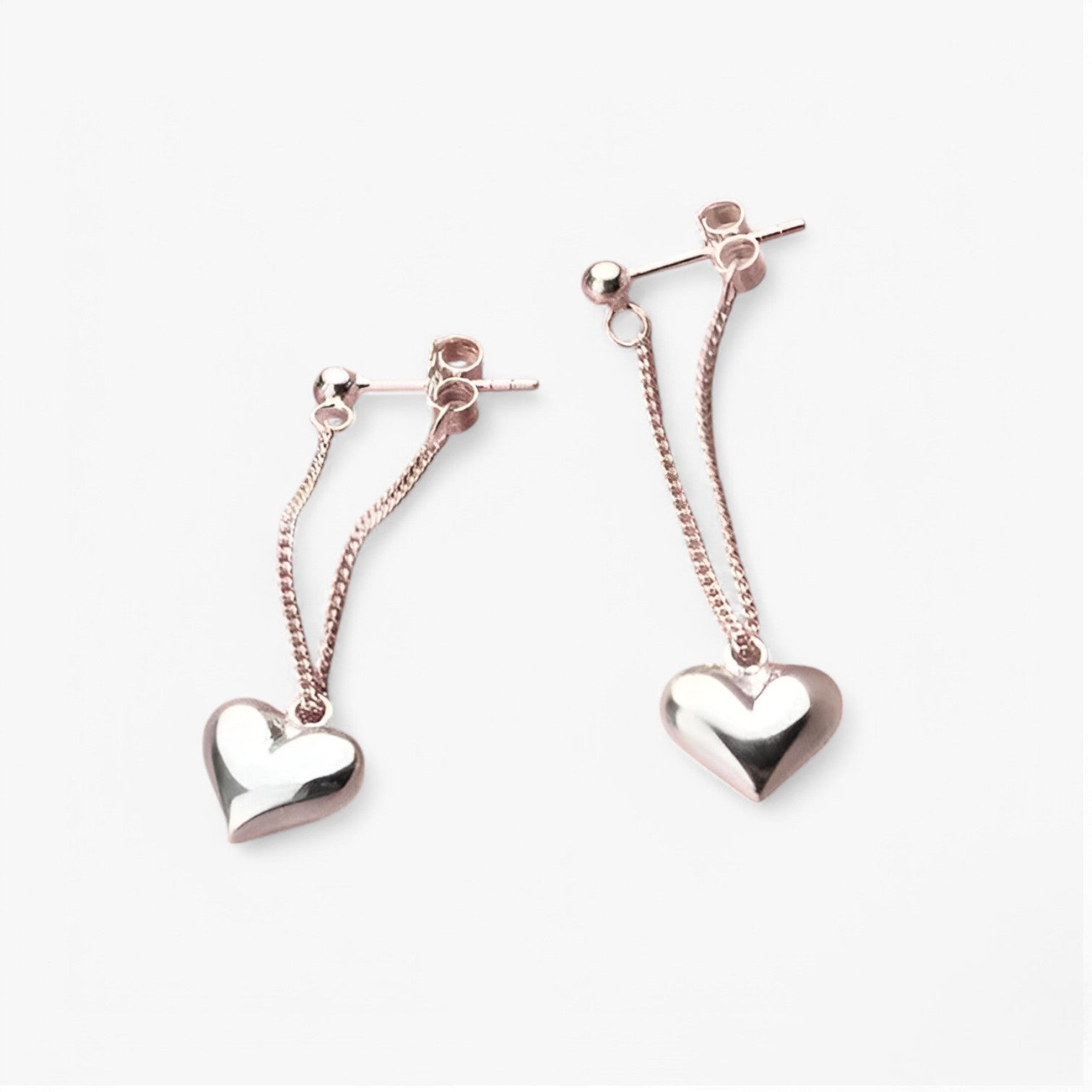 Barbara | Eleganti orecchini a cuore in argento - Stiloso, ipoallergenico e senza tempo - - Accessories Jewelry EARRINGS womens earring - Concept Palermo