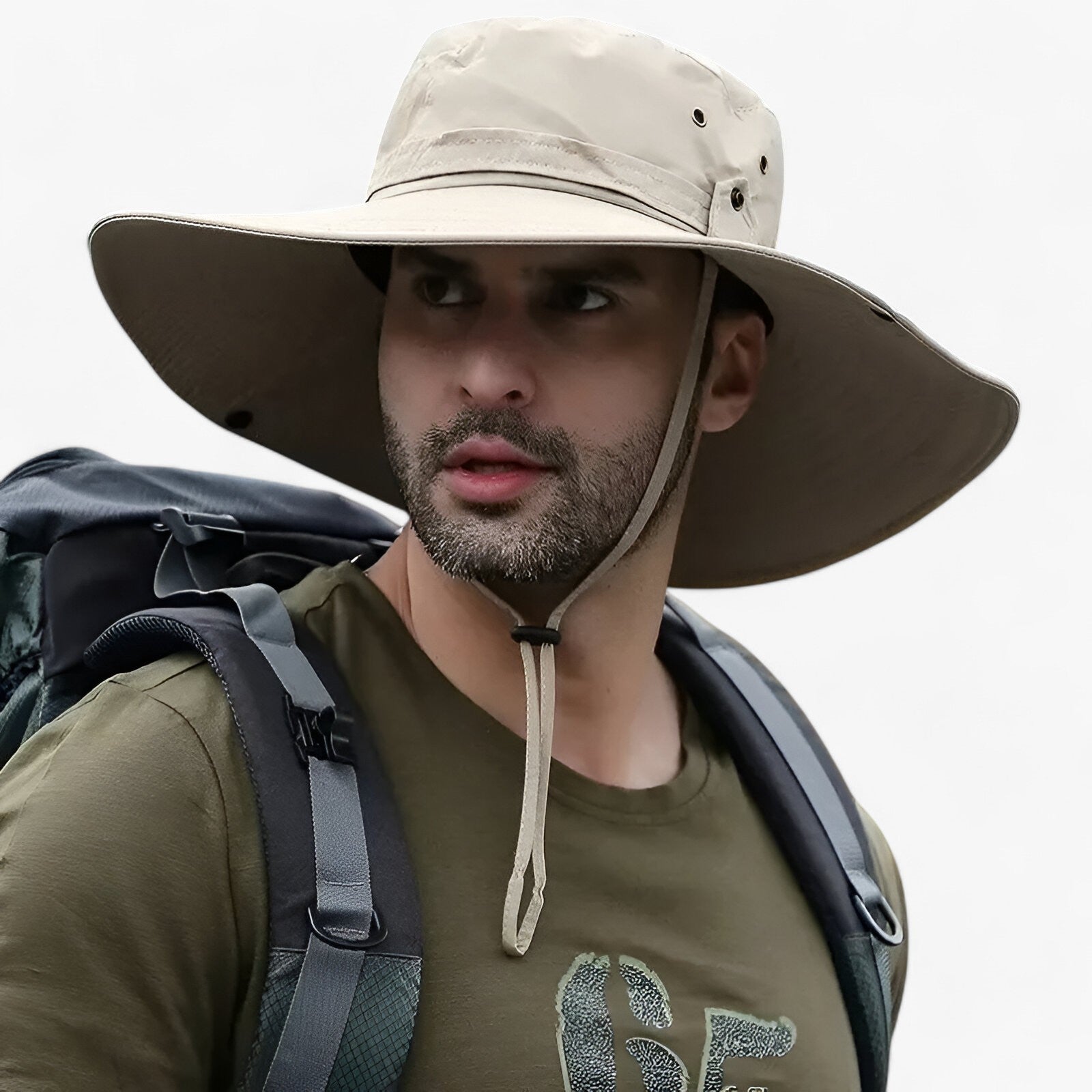 Zeno | Cappello da esterno con protezione UV - Cachi 58-60cm - Gift hat Mens fashion - Concept Palermo
