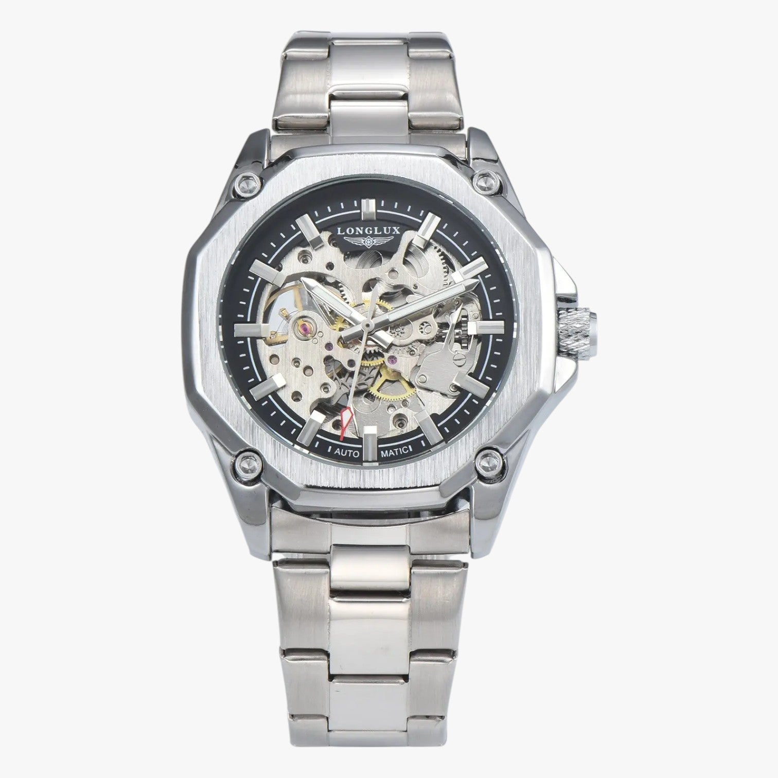 Niko | Orologio automatico scheletrato sportivo - Nero Argenteo - watch watch for men watches WATCHES FOR MEN - Concept Palermo