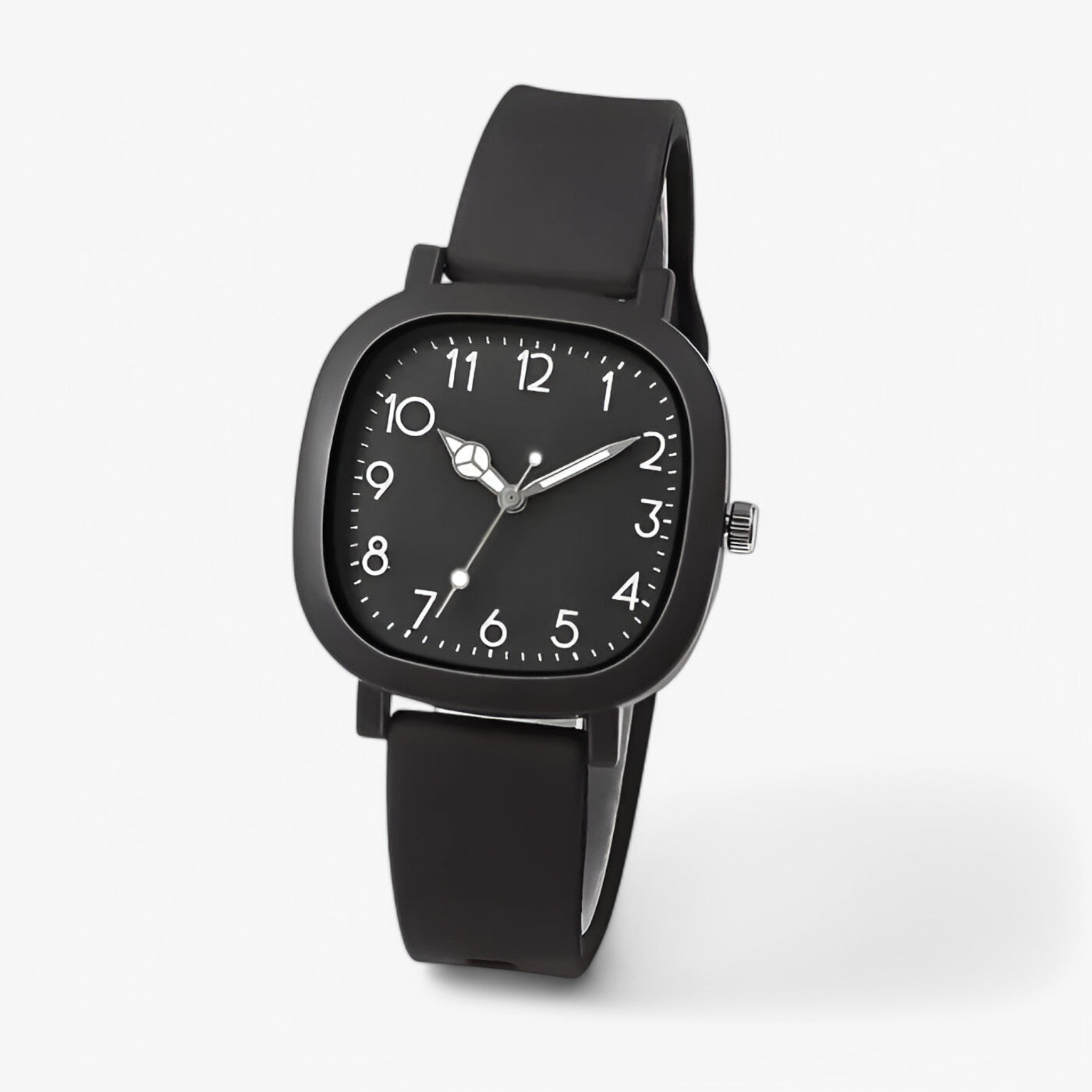 Tamar | Orologio da donna in silicone al quarzo perfetto come regalo - nera - female watch watch for women - Concept Palermo