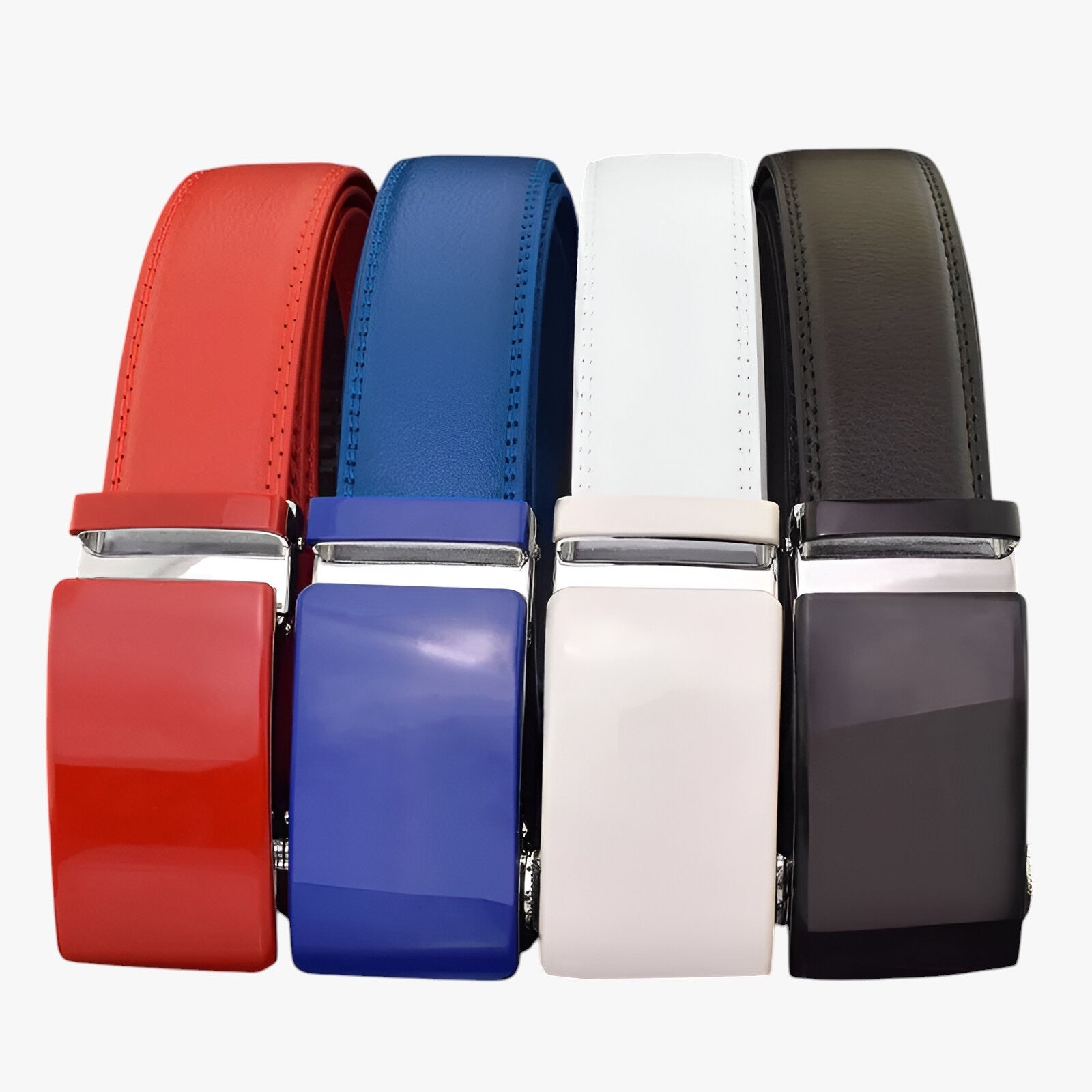 Colton | Lussuosa Cintura Bianca da Designer – Elegante e Sostenibile - - belts mens accessory Mens belt - Concept Palermo