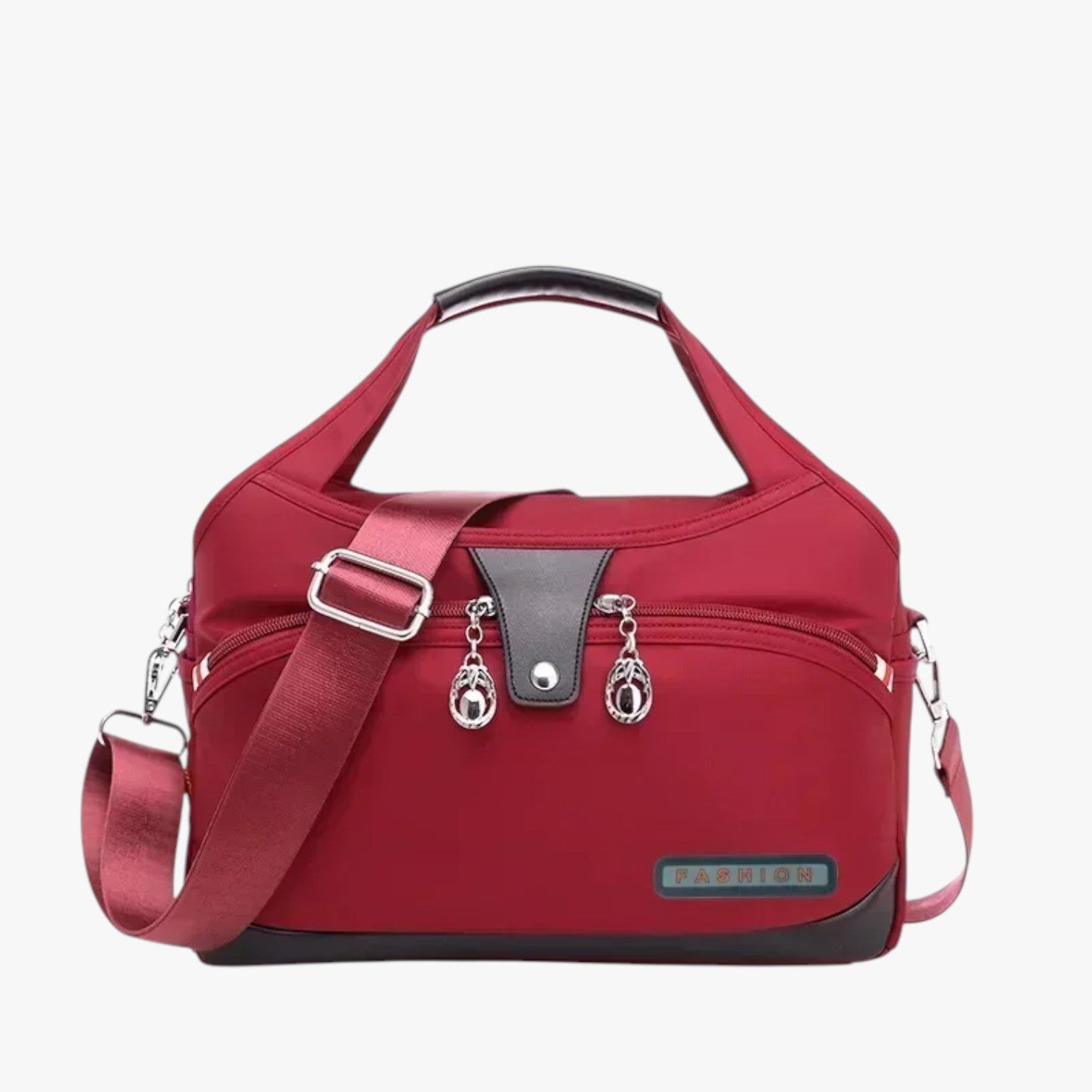 Leona | Borsa a tracolla alla moda con spazio extra - Rosso - bag Bags handbags women bags Women's handbags - Concept Palermo