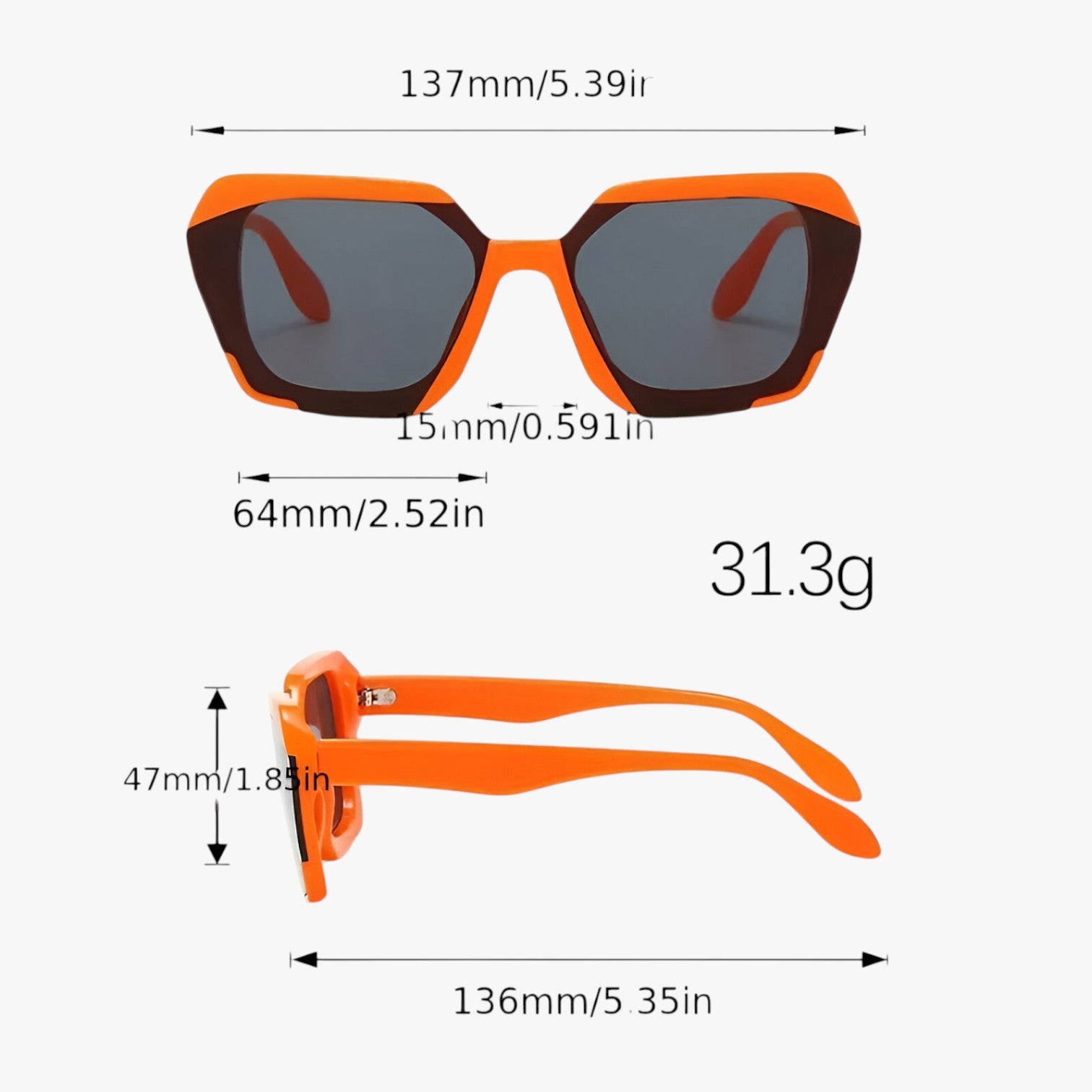 Valerie | Occhiali da sole quadrati sfumati da donna - - Fashion Sunglasses polarized sunglasses women Sunglasses sunglasses for women - Concept Palermo