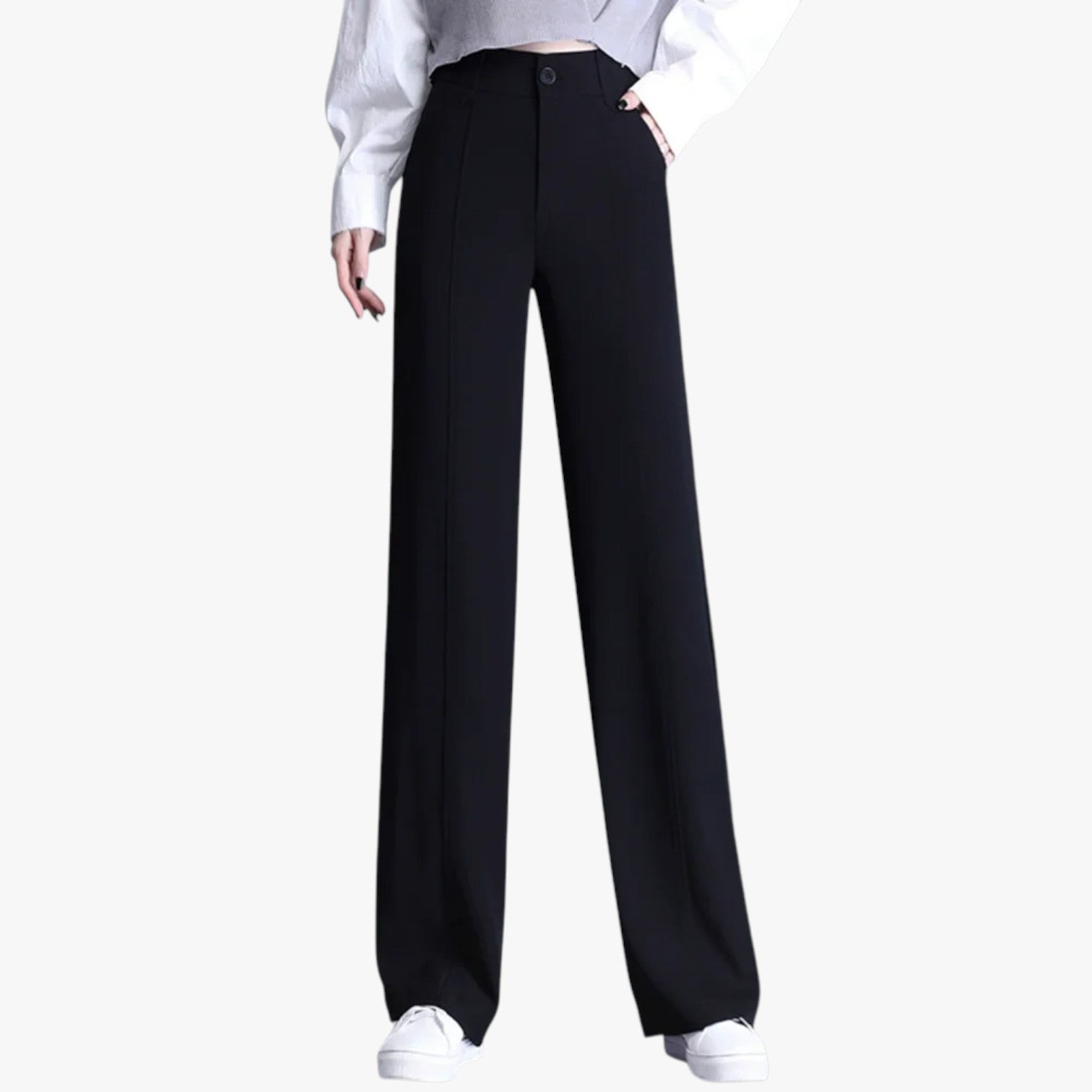 Regine | Pantaloni bianchi oversize - Eleganza e comfort dalla L alla 6XL - - pants pants for women women pants - Concept Palermo
