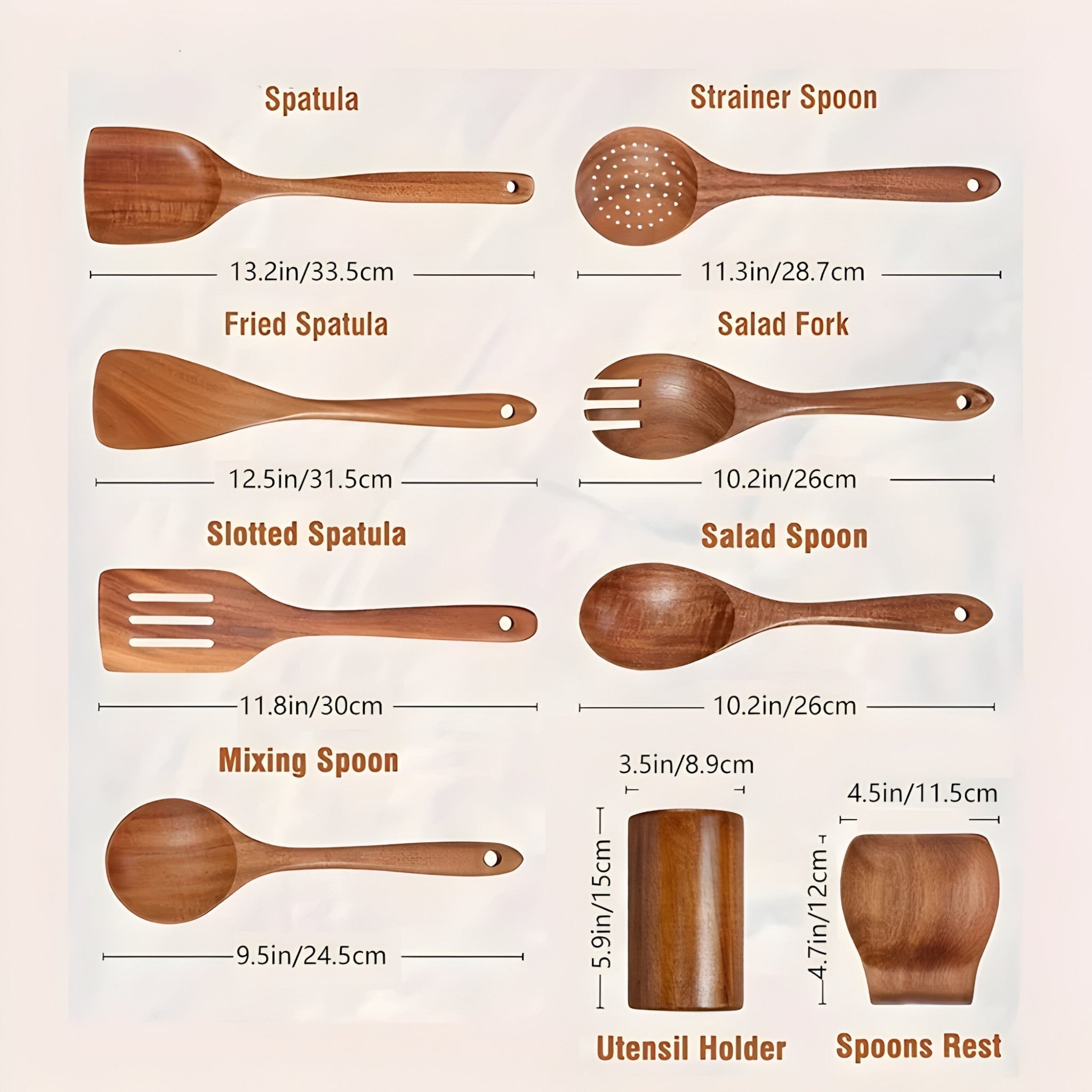 Set da cucina in legno | Sostenibile ed elegante - - - Concept Palermo