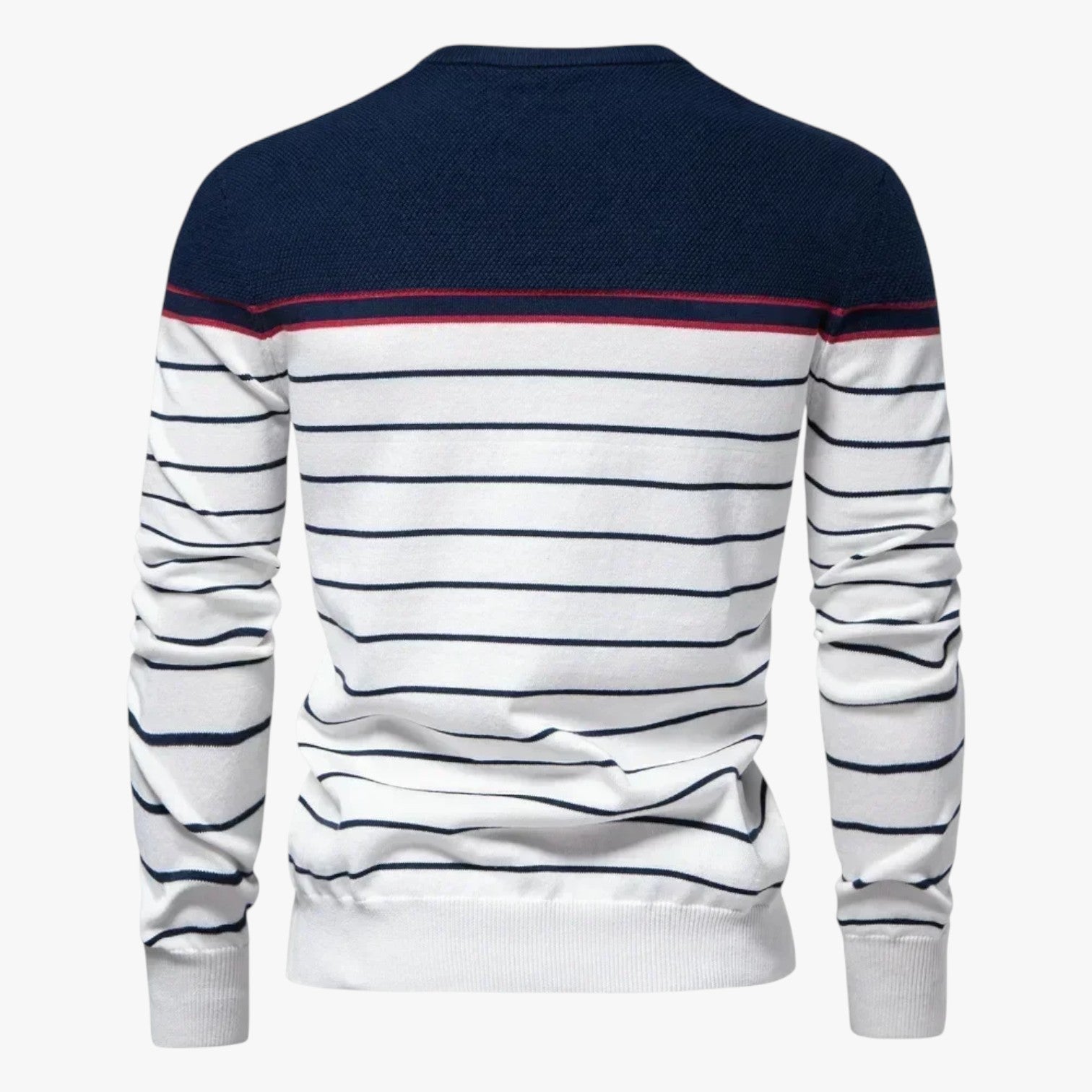 Calvin | Maglione autunnale a righe premium Caldo, elastico e dallo stile impeccabile - - Sweater sweater men sweaters - Concept Palermo